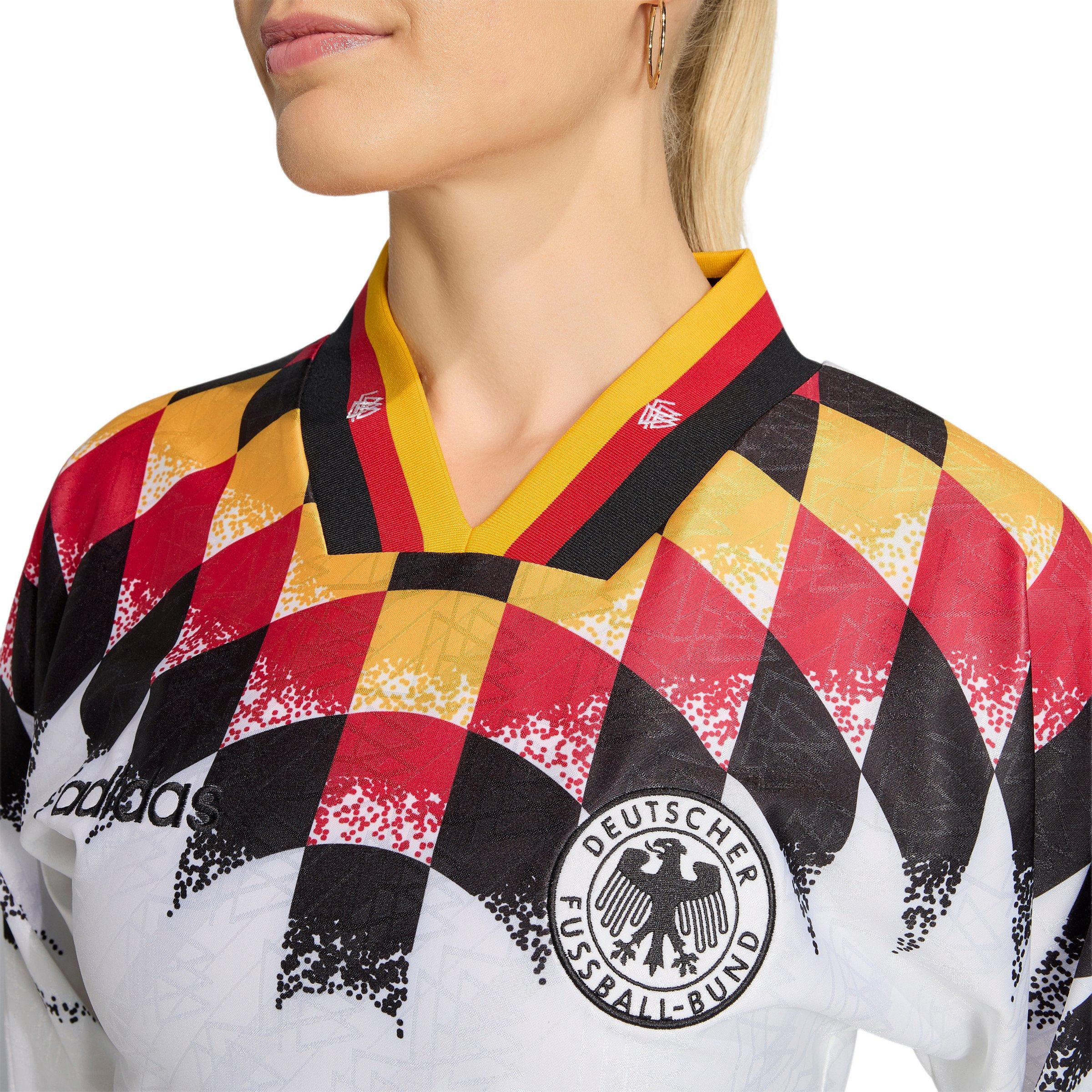 adidas Originals Women's Germany Reconstructed Bringback Jersey - White/Multi - WHITE/MULTI Thumbnail View 3