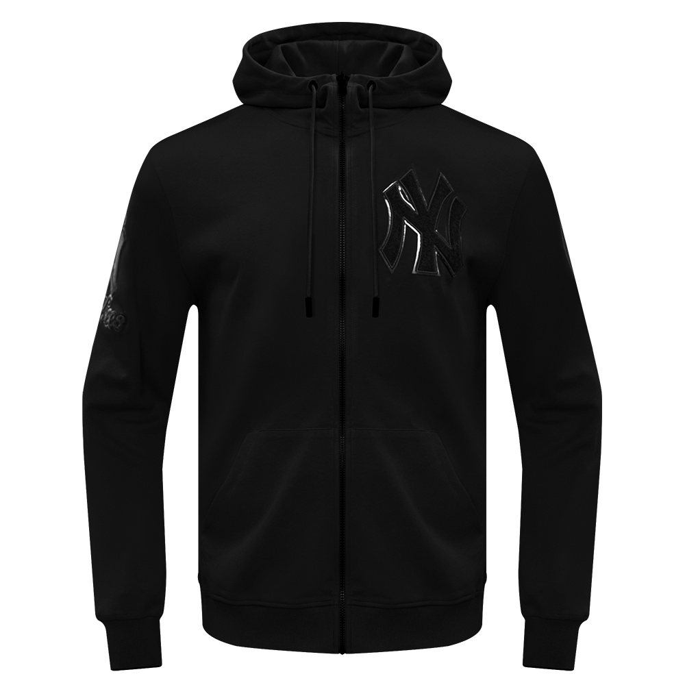 Pro Standard Men's New York Yankees Triple Black Zipper Jacket