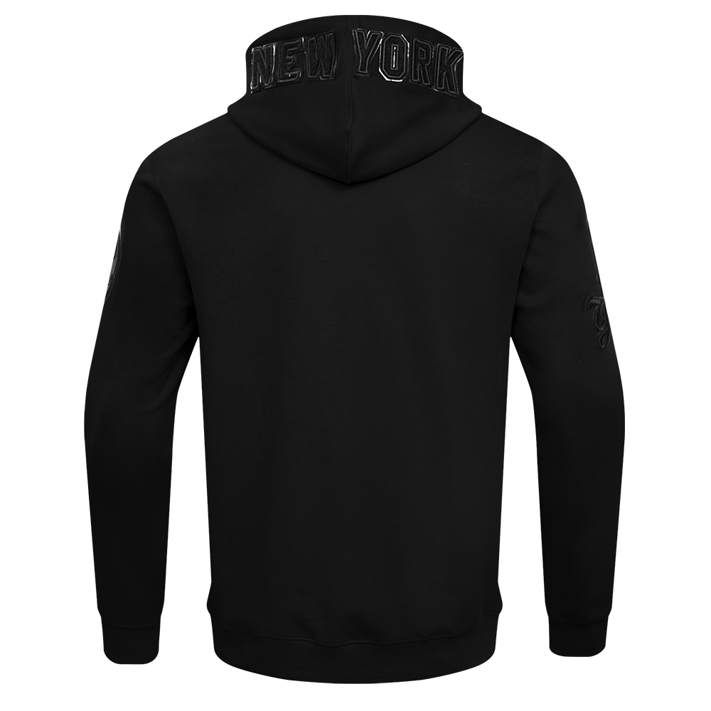 Pro Standard Men's New York Yankees Triple Black Zipper Jacket - BLACK Thumbnail View 2