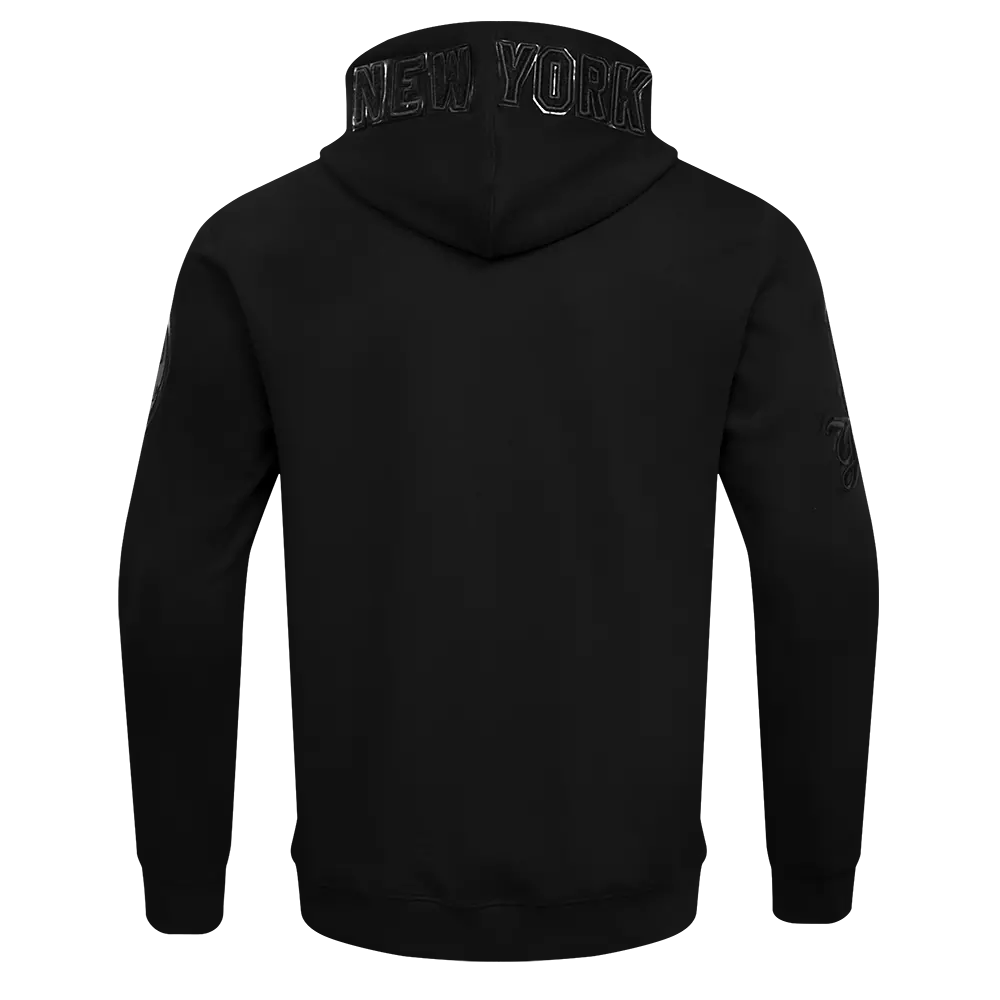 Pro Standard Men's New York Yankees Triple Black Zipper Jacket - BLACK