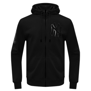 Pro Standard Men's New York Yankees Triple Black Zipper Jacket