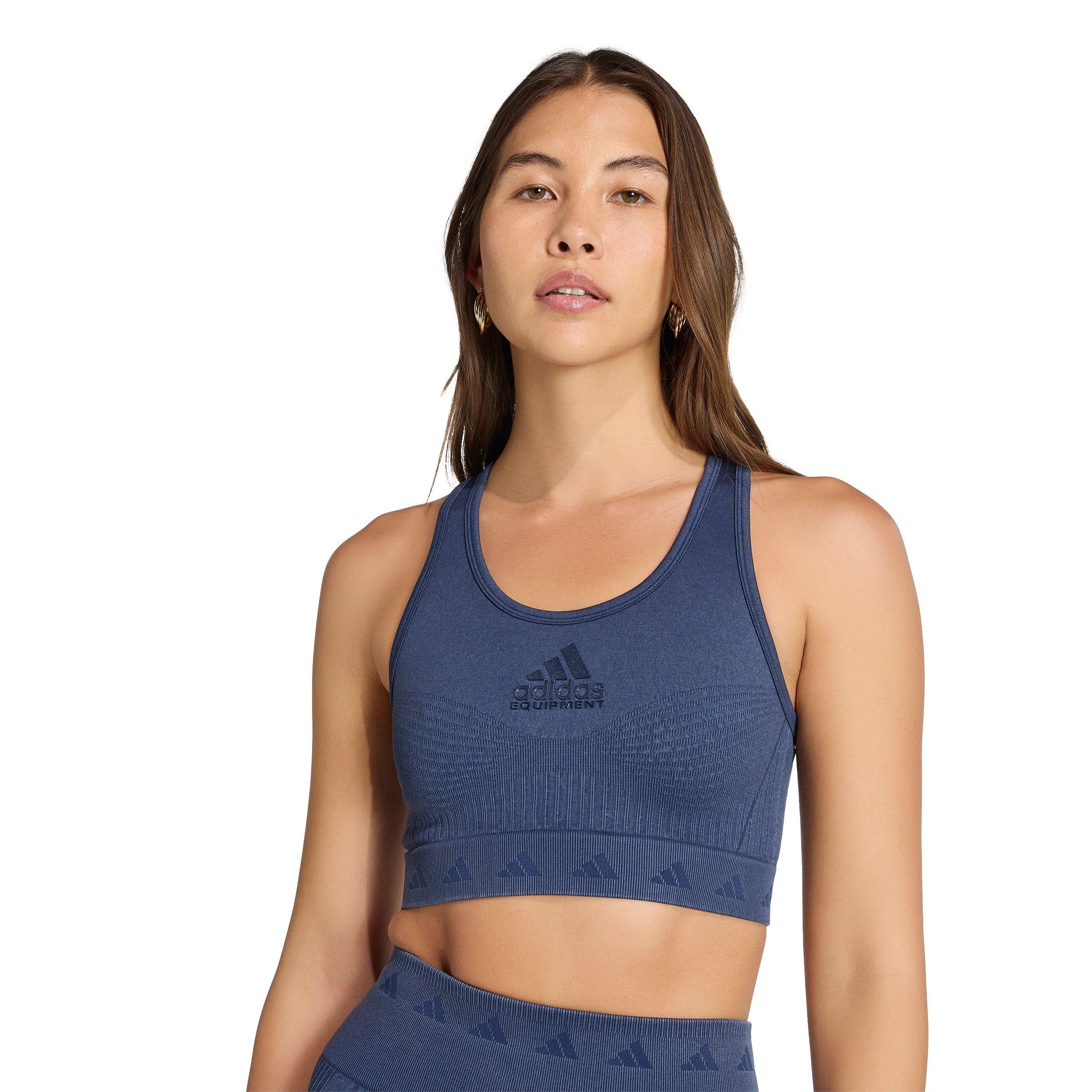 adidas Women's EQT Bra Top -Indigo - INDIGO Thumbnail View 3