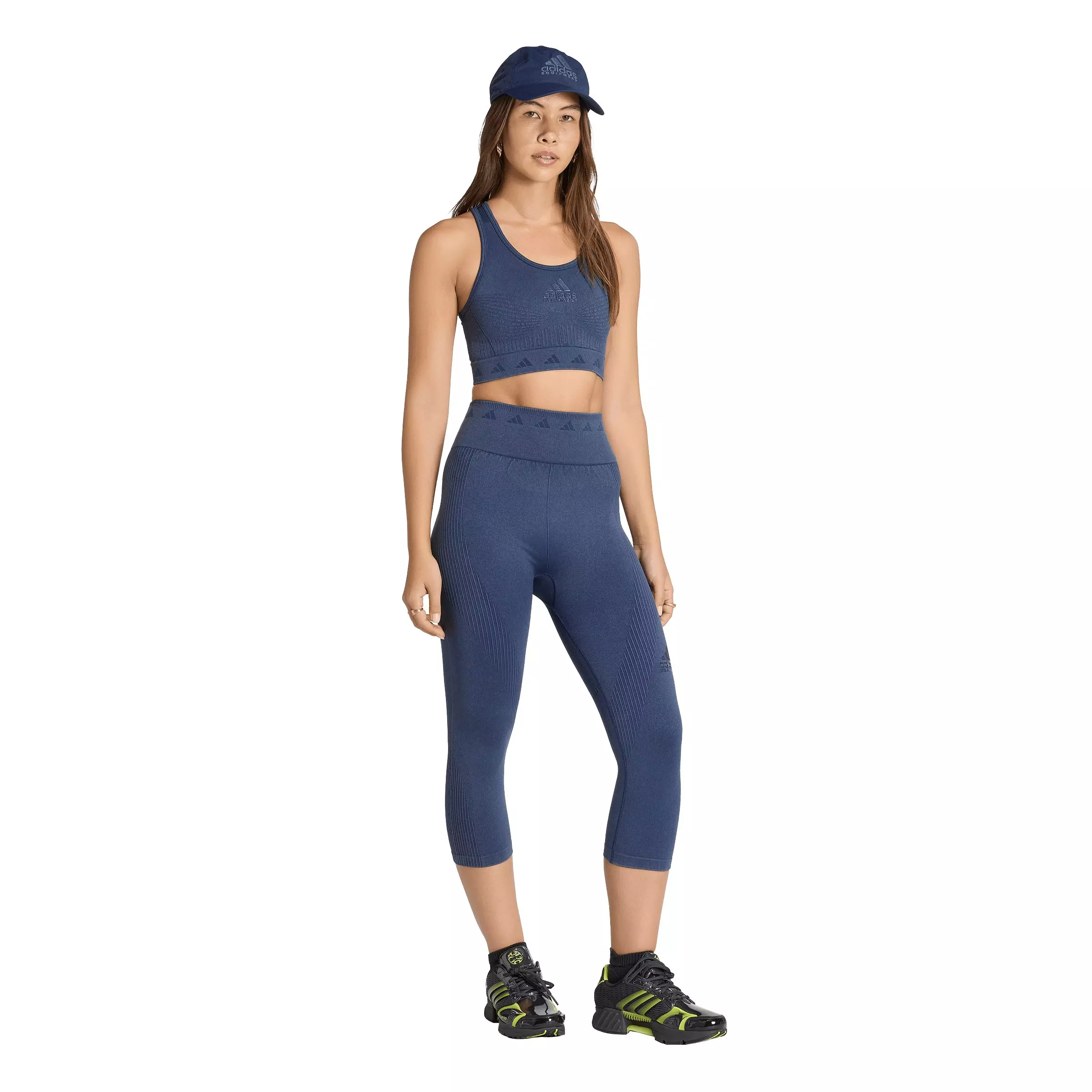 adidas Women's EQT Bra Top -Indigo - INDIGO