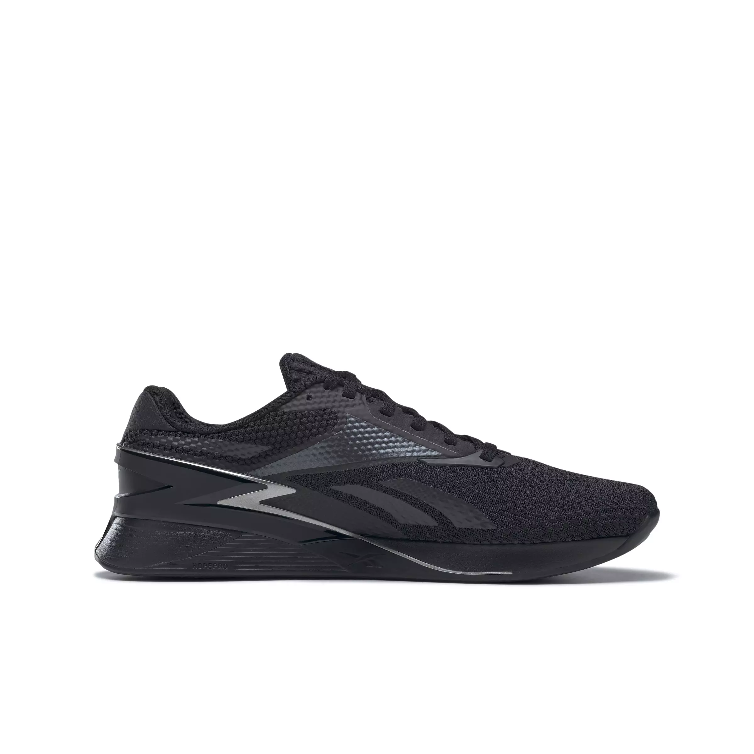 Reebok Nano X3 "Core Black/Core Black/Pewter" Unisex Training Shoe - BLACK/BLACK/PEWTER