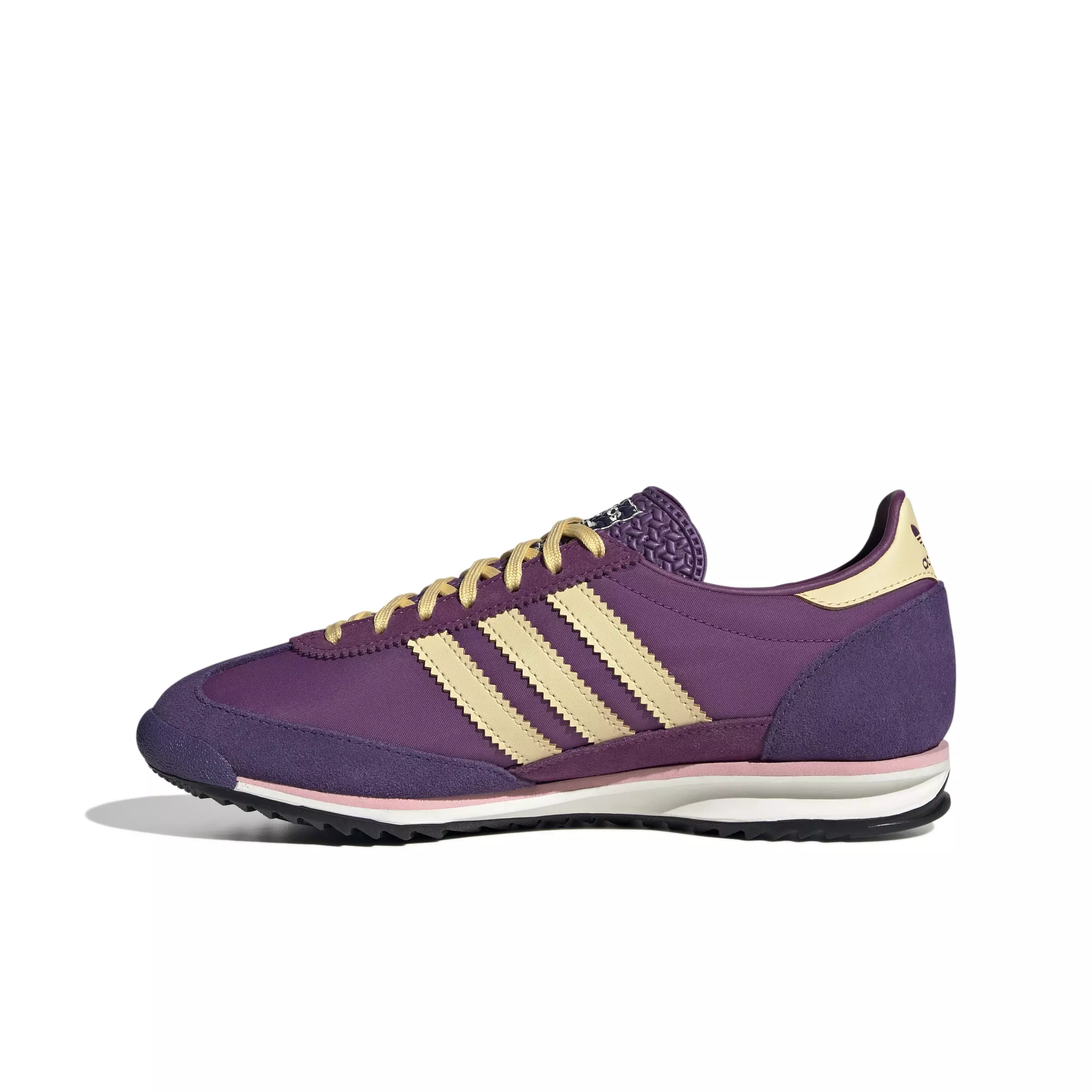 adidas Originals SL 72 OG "Rich Mauve/Orange Tint/Core Black" Women's Shoe - MAUVE/ORANGE/BLACK