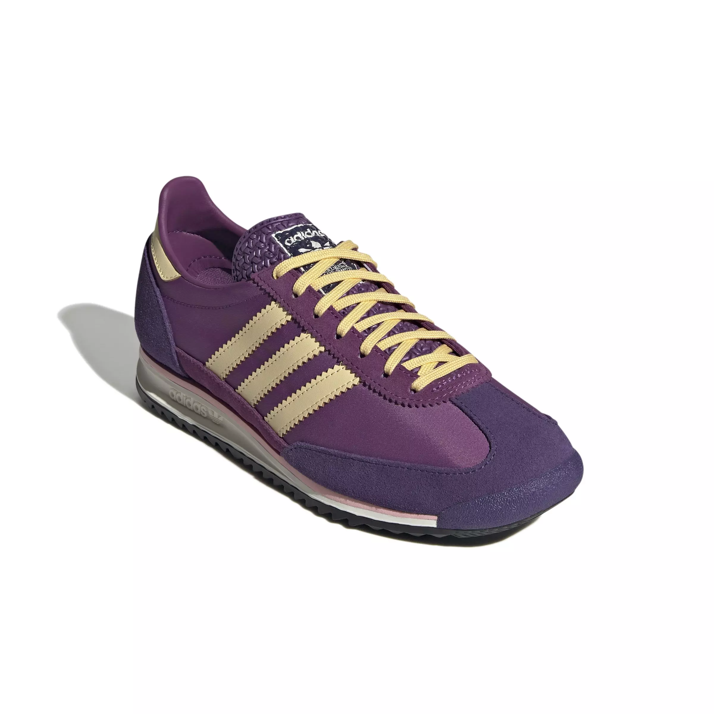 adidas Originals SL 72 OG "Rich Mauve/Orange Tint/Core Black" Women's Shoe - MAUVE/ORANGE/BLACK