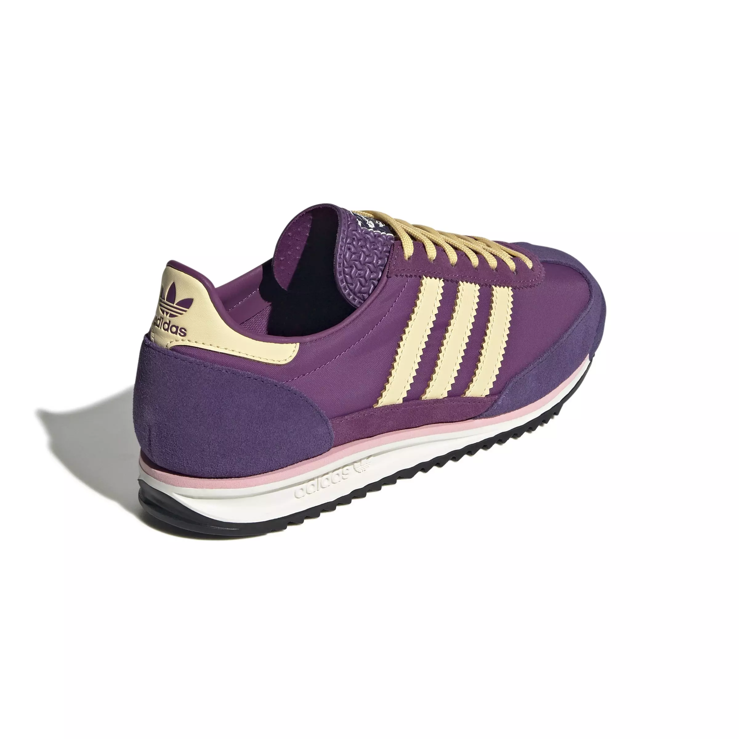adidas Originals SL 72 OG "Rich Mauve/Orange Tint/Core Black" Women's Shoe - MAUVE/ORANGE/BLACK