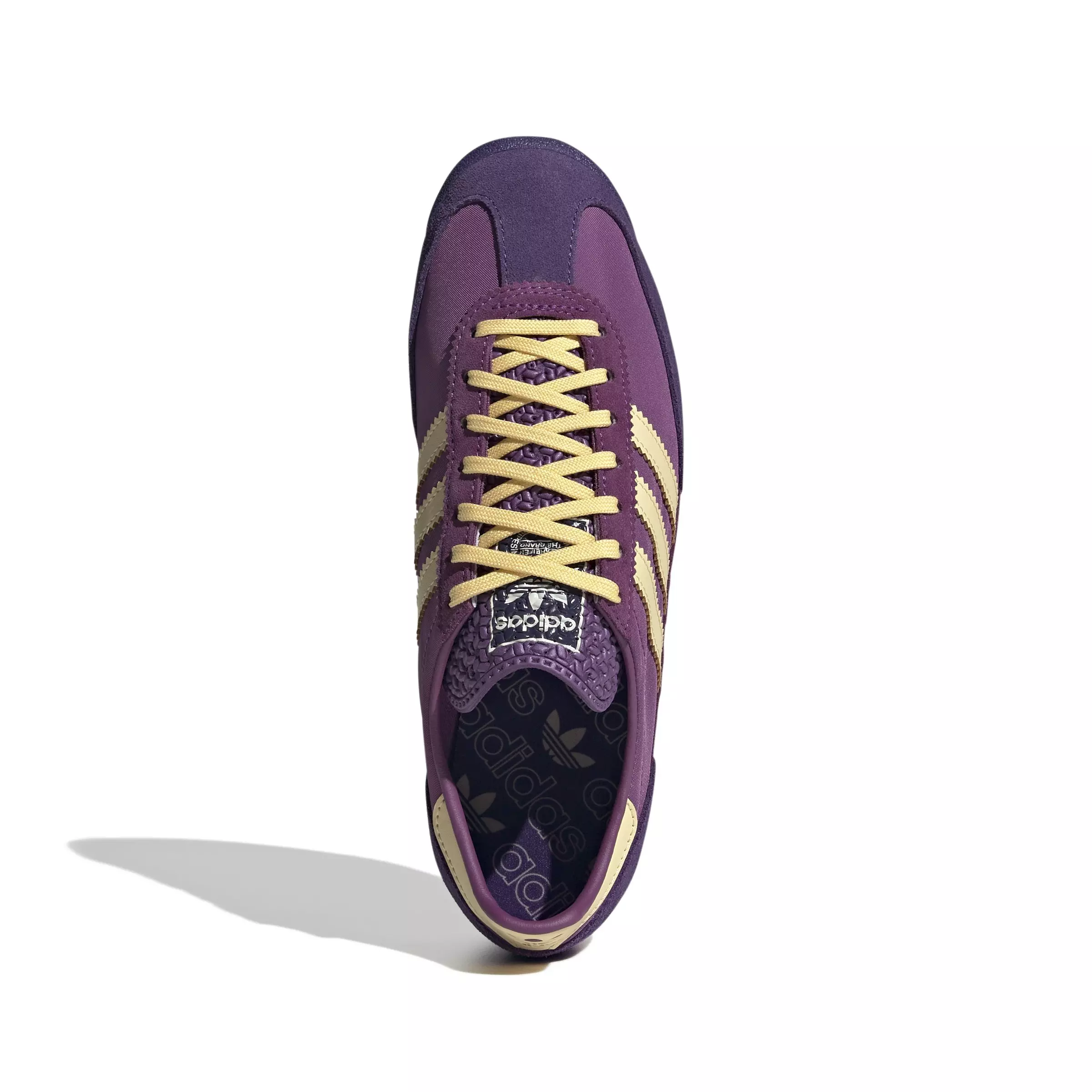 adidas Originals SL 72 OG "Rich Mauve/Orange Tint/Core Black" Women's Shoe - MAUVE/ORANGE/BLACK