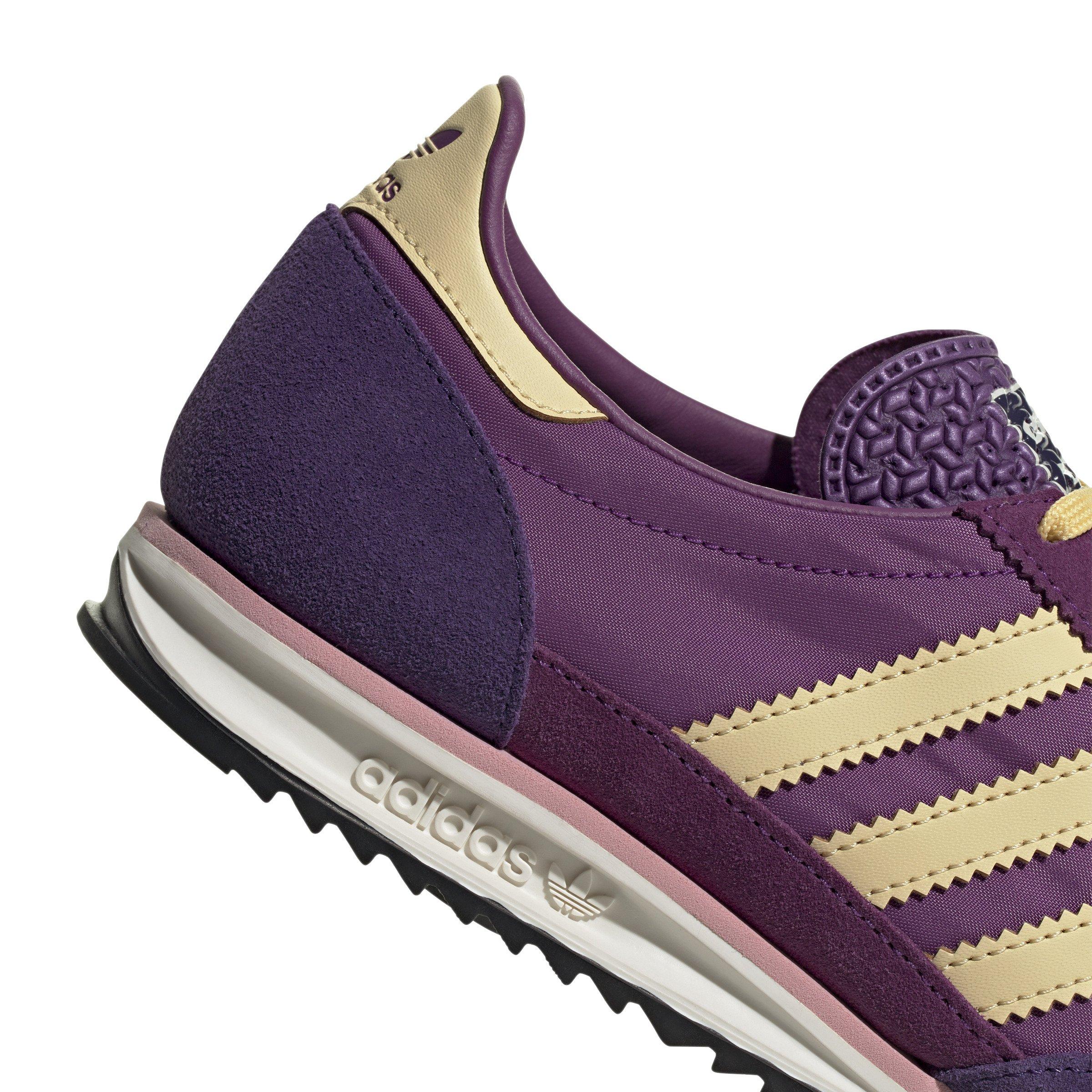 adidas Originals SL 72 OG "Rich Mauve/Orange Tint/Core Black" Women's Shoe - MAUVE/ORANGE/BLACK Thumbnail View 8