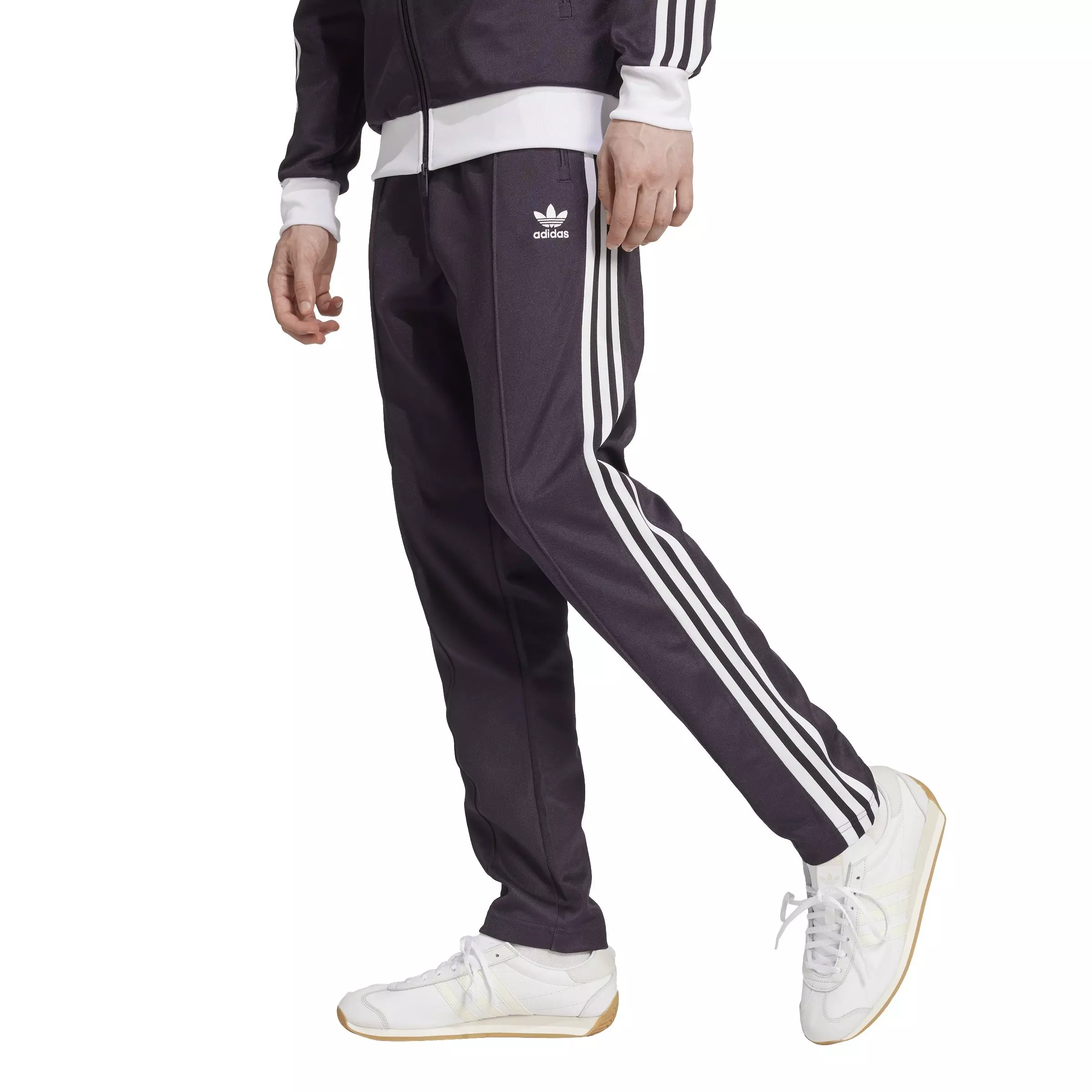 adidas Originals Men's adicolor Classics Lifestyle Beckenbauer Track Pants -Purple - PURPLE