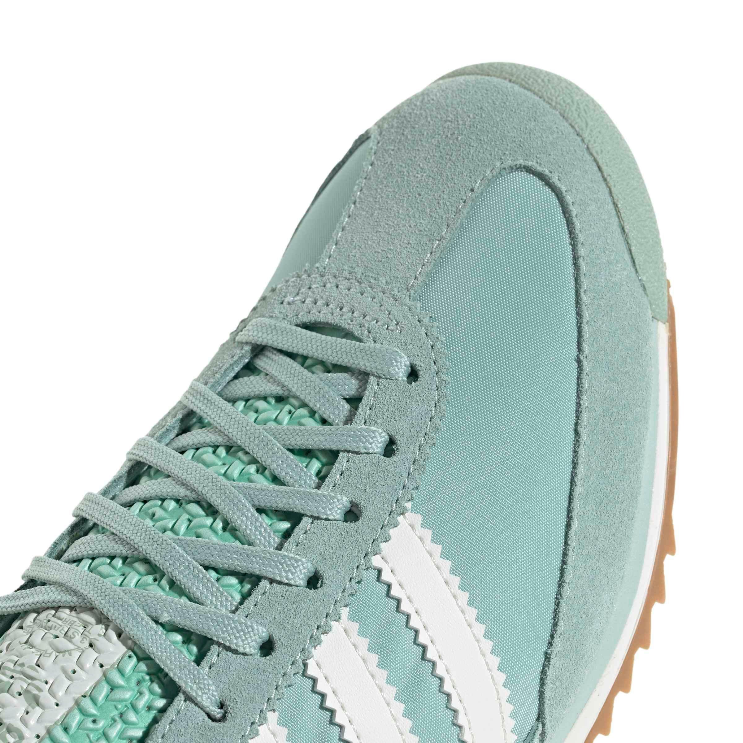 adidas Originals SL 72 OG "Ash Green/Off White/Gum 4" Women's Shoe - GREEN/OFF WHITE/GUM Thumbnail View 5