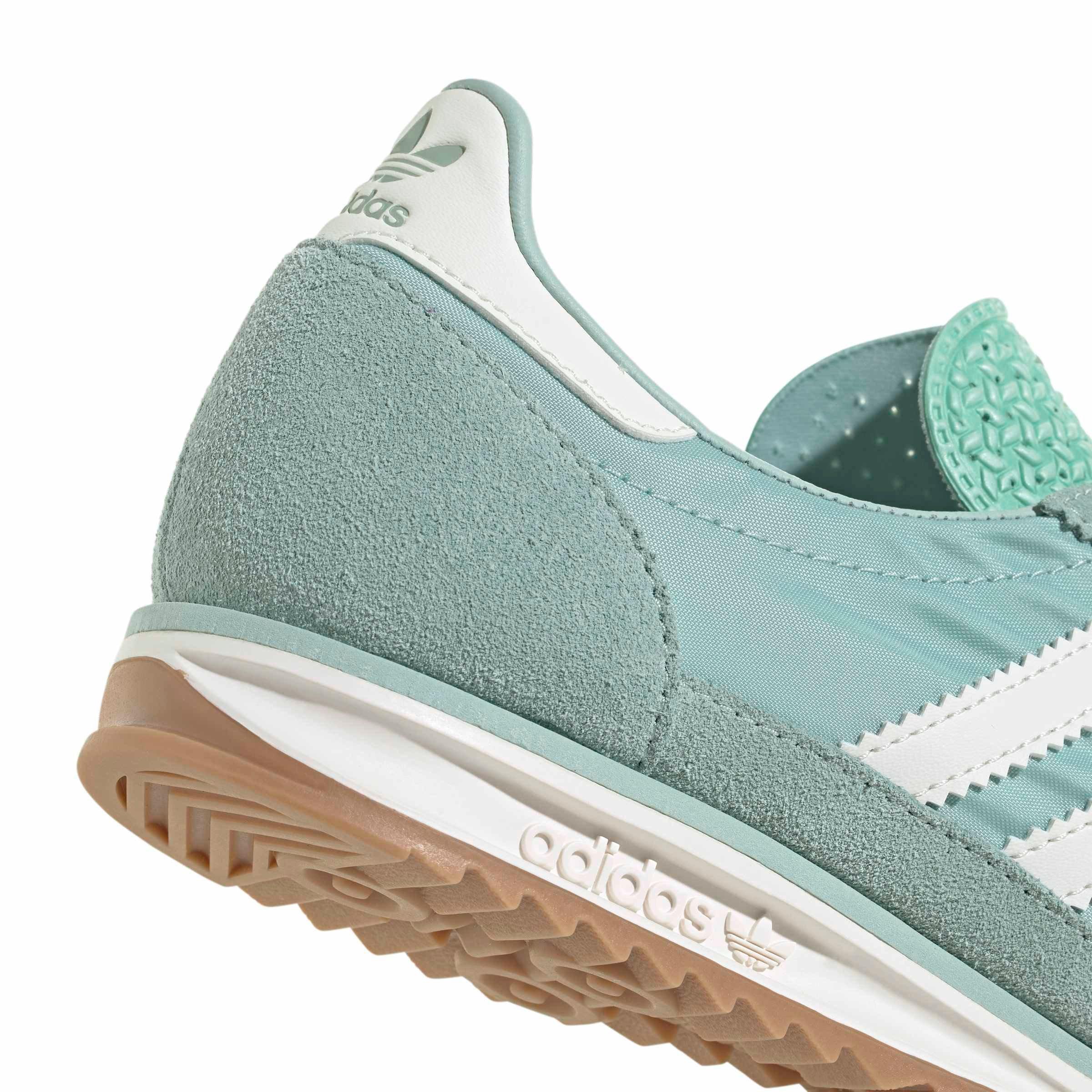 adidas Originals SL 72 OG "Ash Green/Off White/Gum 4" Women's Shoe - GREEN/OFF WHITE/GUM Thumbnail View 6
