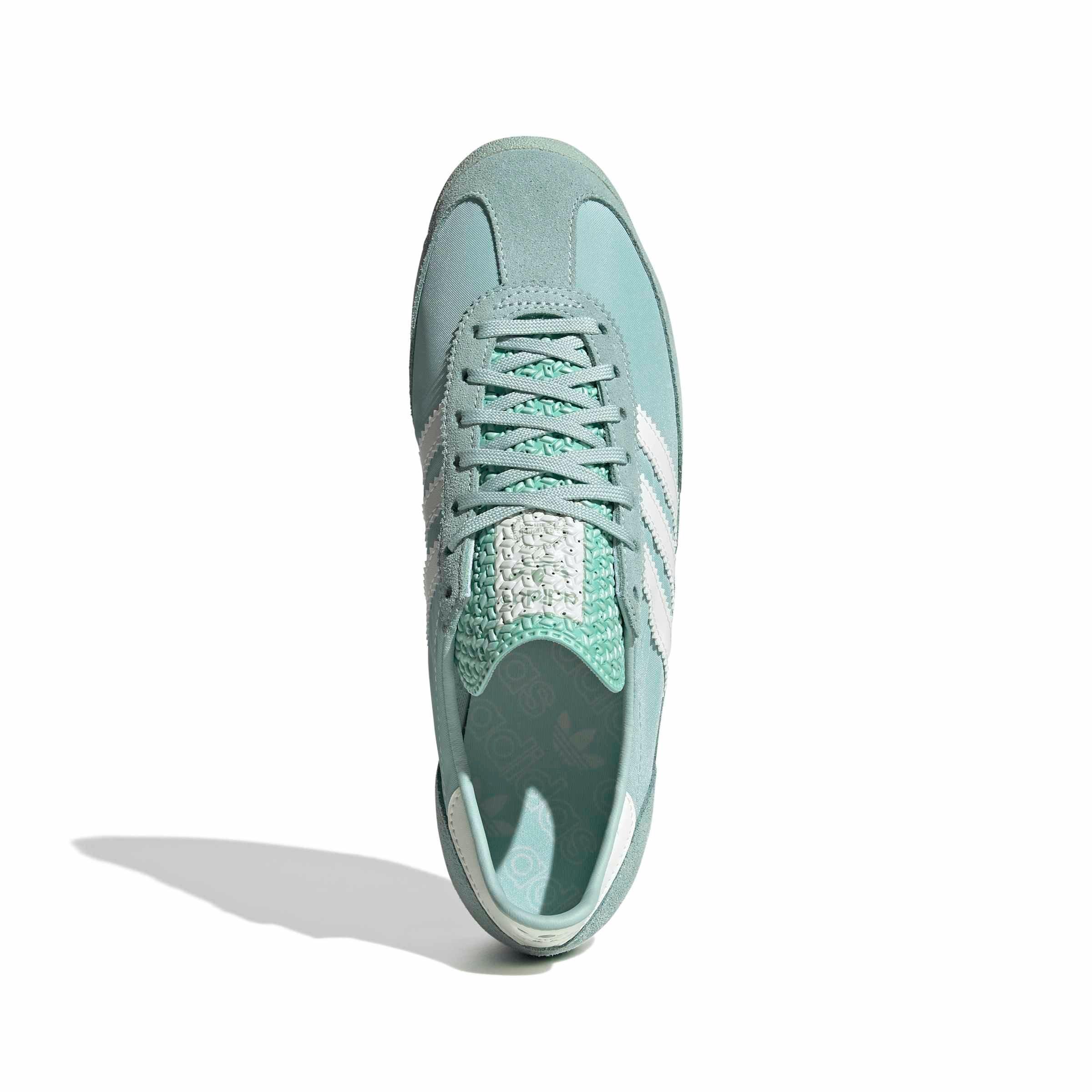 adidas Originals SL 72 OG "Ash Green/Off White/Gum 4" Women's Shoe - GREEN/OFF WHITE/GUM Thumbnail View 7