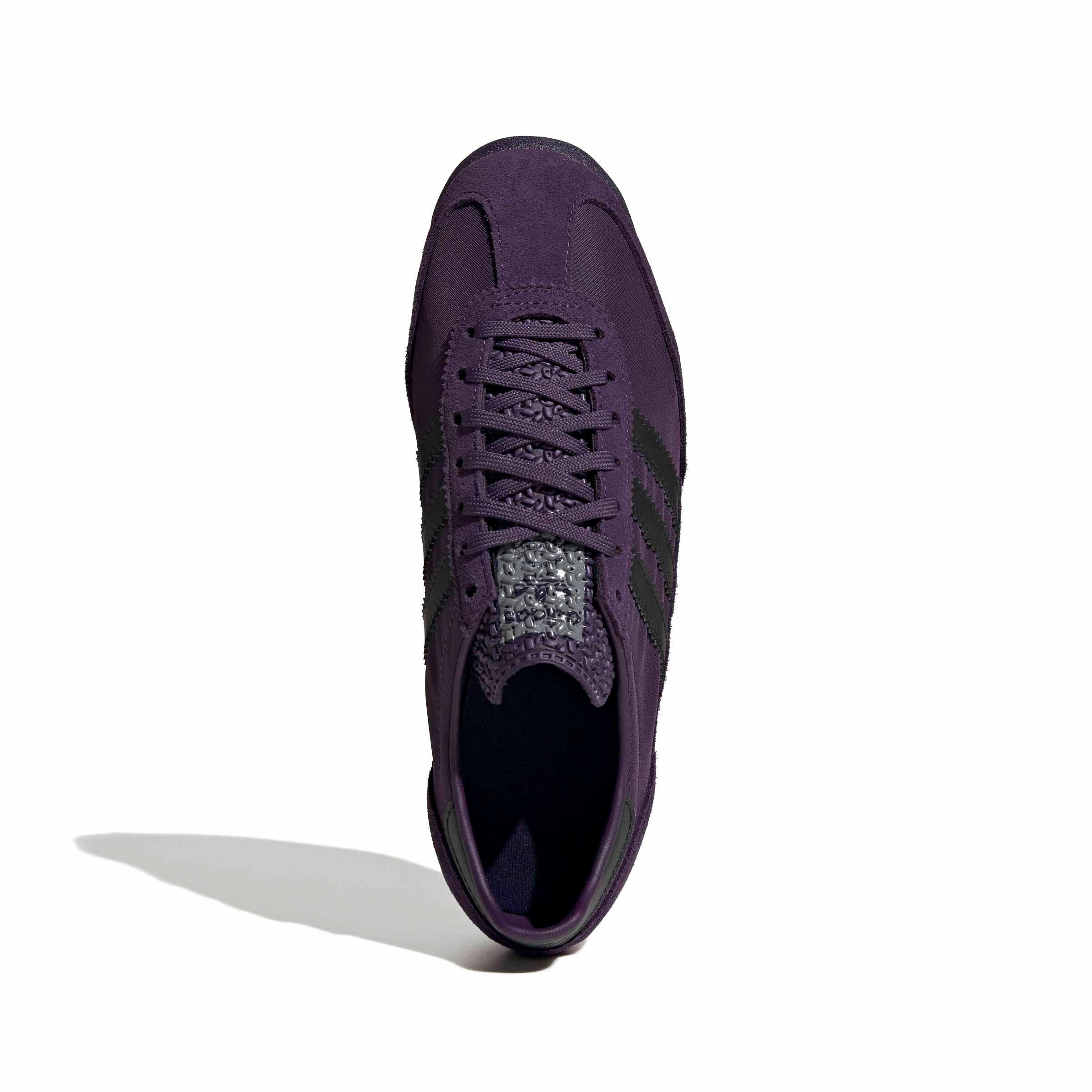 adidas Originals SL 72 OG "Aurora Plum/Core Black/Gum 4" Women's Shoe - PLUM/BLACK/GUM Thumbnail View 7