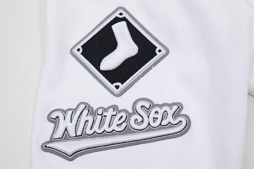 Pro Standard Men's Chicago White Sox Classic Chenille DK Full-Zip Pullover Jacket - White - WHITE Thumbnail View 5