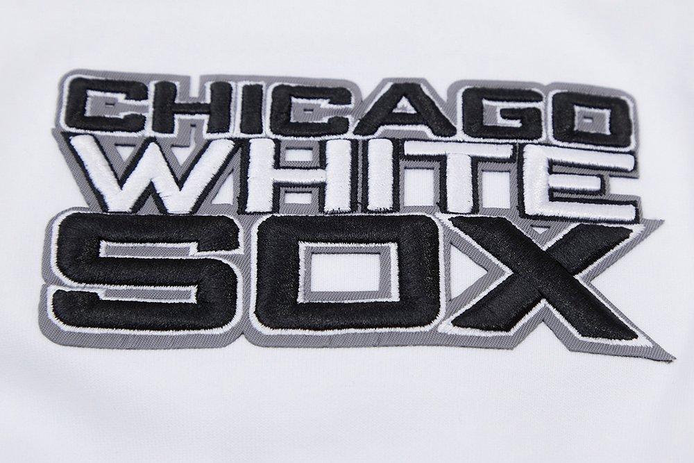 Pro Standard Men's Chicago White Sox Classic Chenille DK Full-Zip Pullover Jacket -White - WHITE Thumbnail View 7