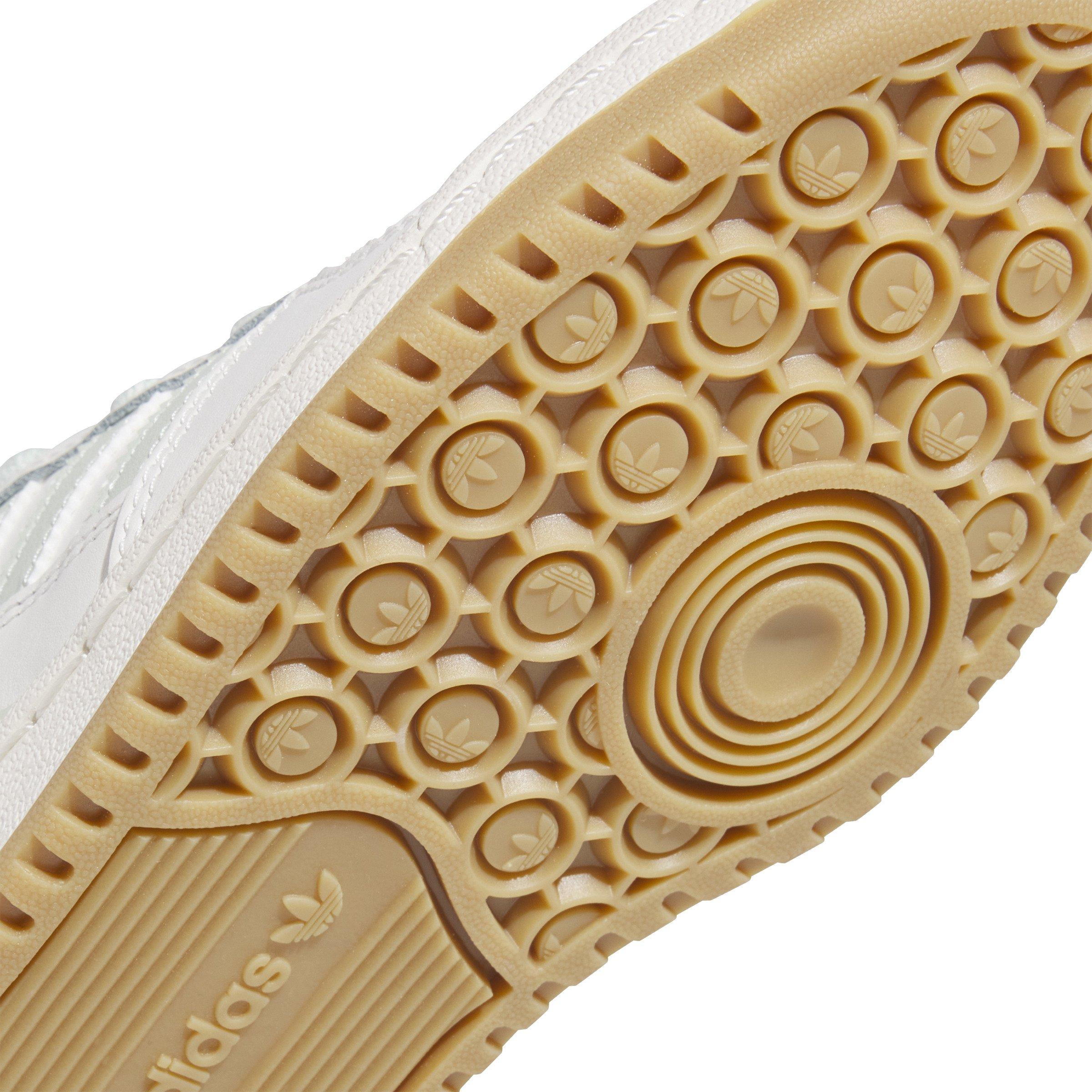 adidas Forum Low CL "Cloud White/Linen Green/Cream White" Women's Shoe - WHITE/GREEN/WHITE Thumbnail View 8