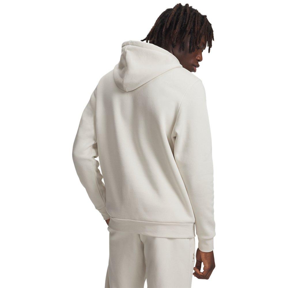 Under Armour Men's Icon Fleece Hoodie-White - WHITE Thumbnail View 2