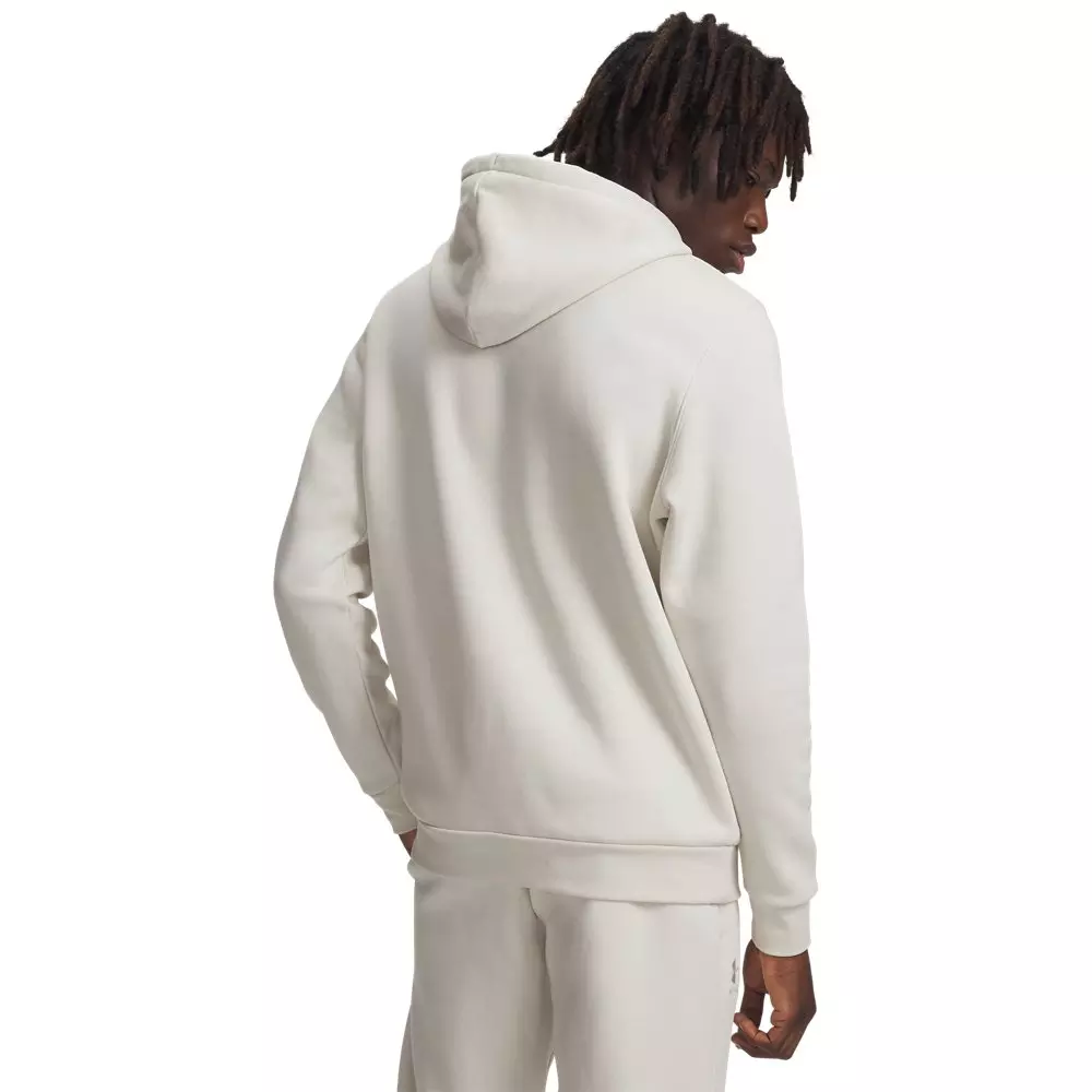 Under Armour Men's Icon Fleece Hoodie-White - WHITE