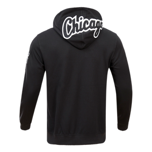 Pro Standard Men's Chicago White Sox Classic Chenille DK Full-Zip Pullover Jacket -Black