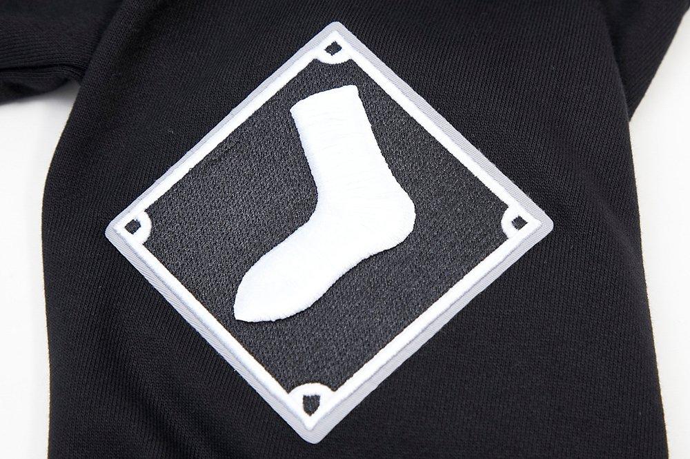 Pro Standard Men's Chicago White Sox Classic Chenille DK Full-Zip Pullover Jacket -Black - BLACK Thumbnail View 7