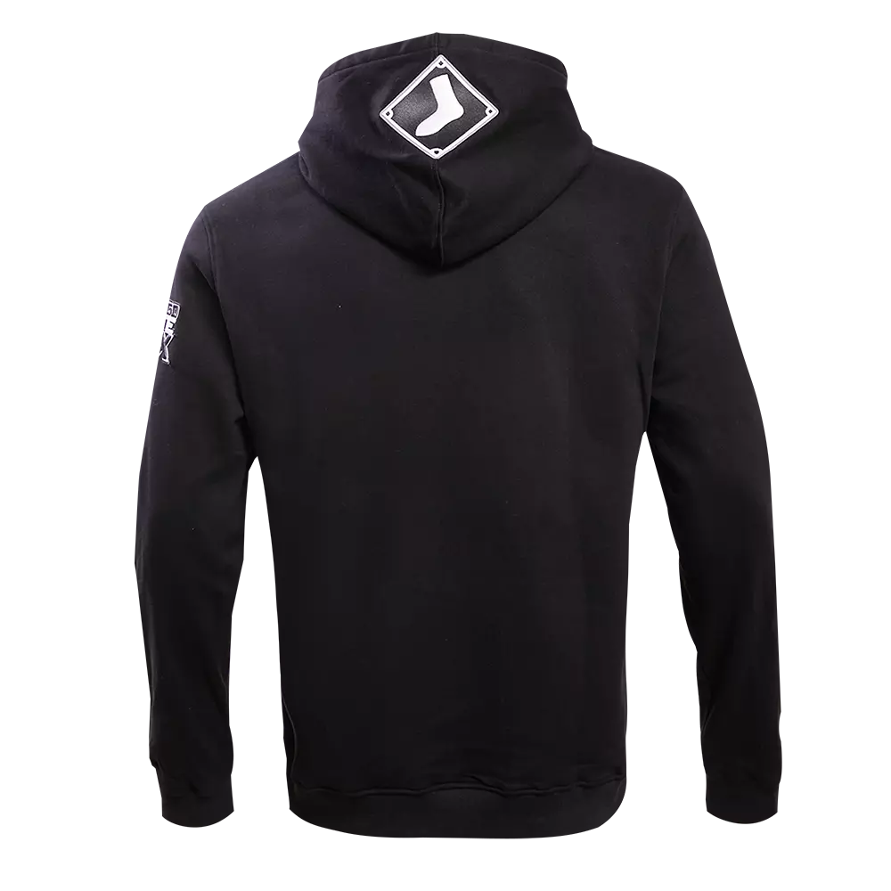Pro Standard Men's Chicago White Sox Classic Fleece PO Hoodie - Black - BLACK