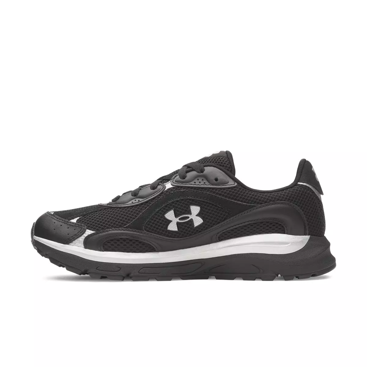 Under Armour Tech Runner "Black/Metallic Silver" Men's Shoe - BLACK/SILVER