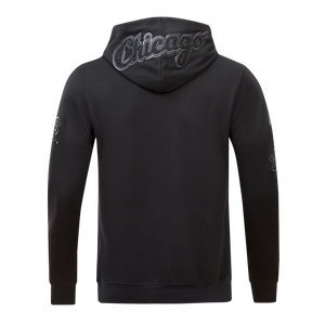 Pro Standard Men's Chicago White Sox Triple Black Logo Hoodie