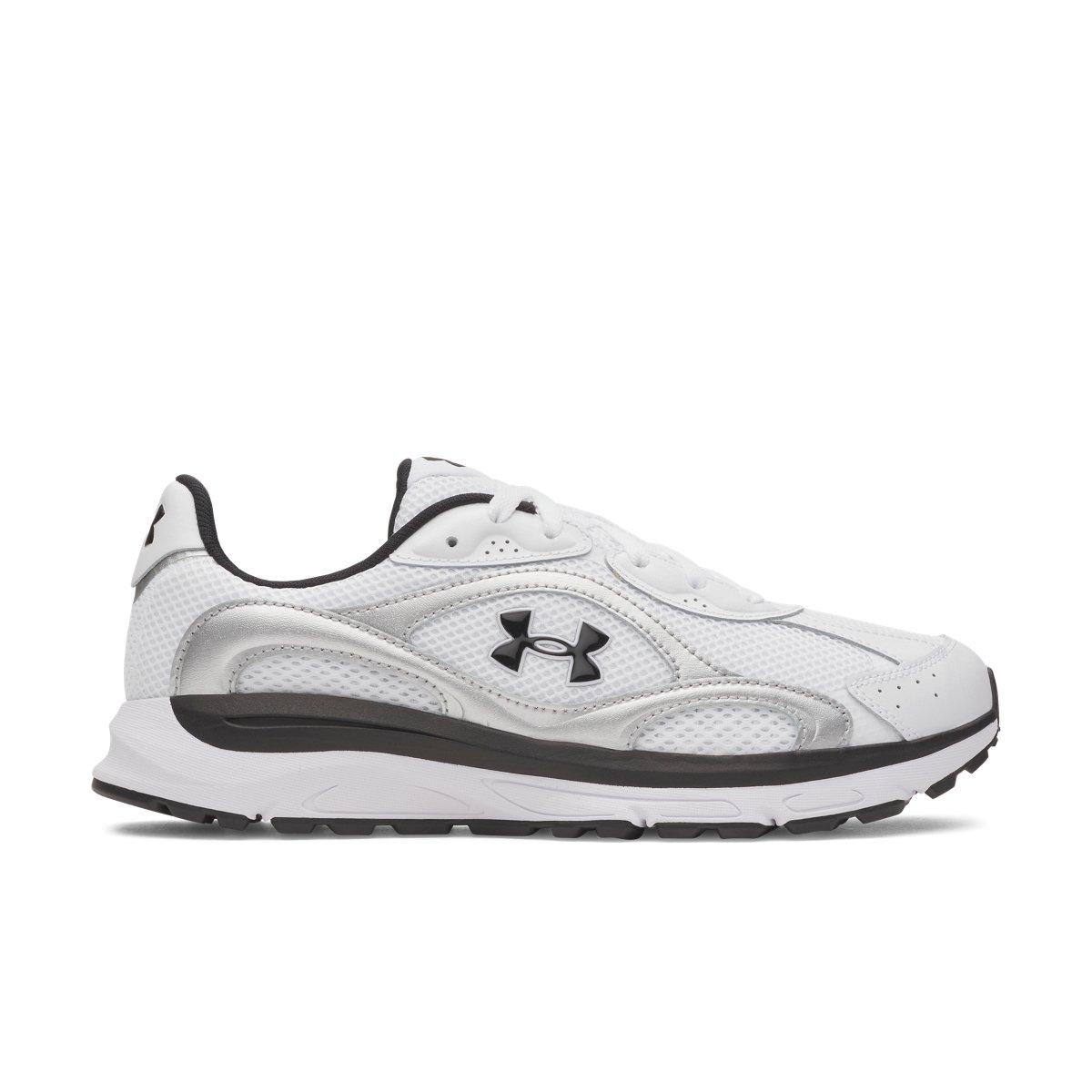 Under Armour Tech Runner "White/Metallic Silver/Black" Men's Shoe - WHITE/SILVER/BLACK Thumbnail View 1