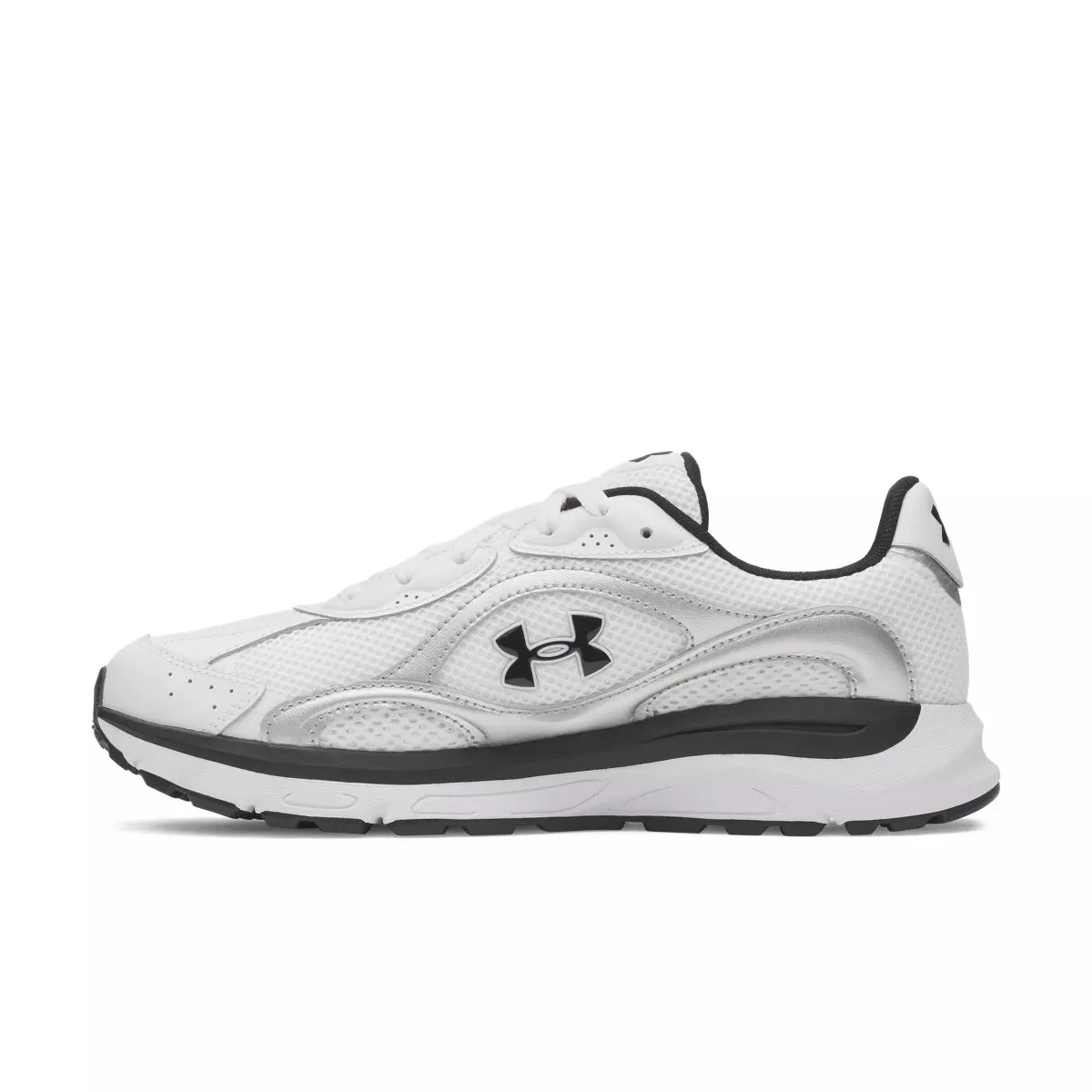 Under Armour Tech Runner "White/Metallic Silver/Black" Men's Shoe - WHITE/SILVER/BLACK