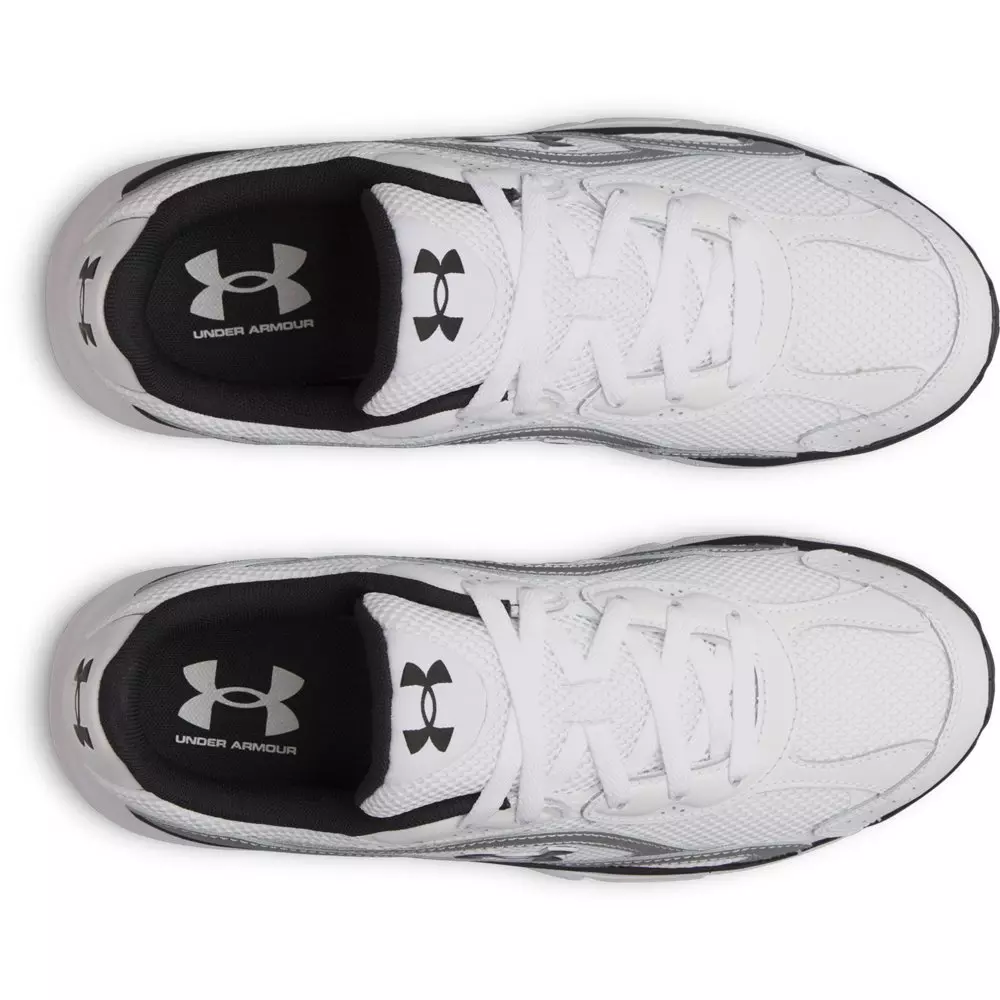 Under Armour Tech Runner "White/Metallic Silver/Black" Men's Shoe - WHITE/SILVER/BLACK
