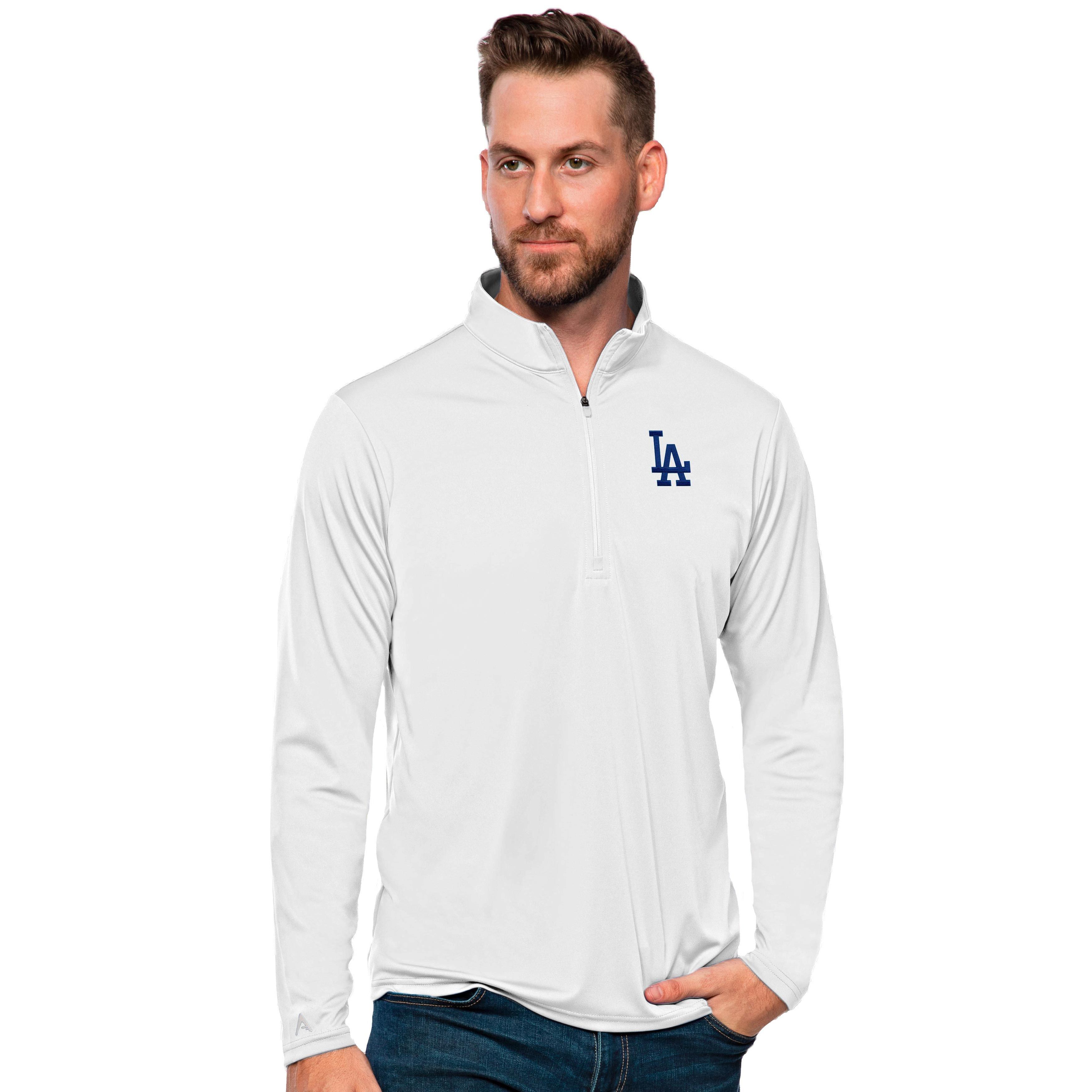 Antigua Women's Los Angeles Dodgers Black Protect Jacket