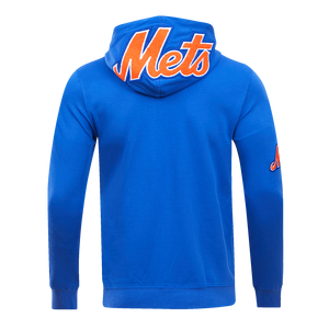 Pro Standard Men's New York Mets Classic Chenille DK Full-Zip Pullover Jacket -Royal Blue