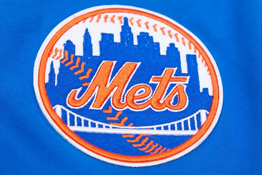 Pro Standard Men's New York Mets Classic Chenille DK Full-Zip Pullover Jacket - Royal Blue - ROYAL BLUE