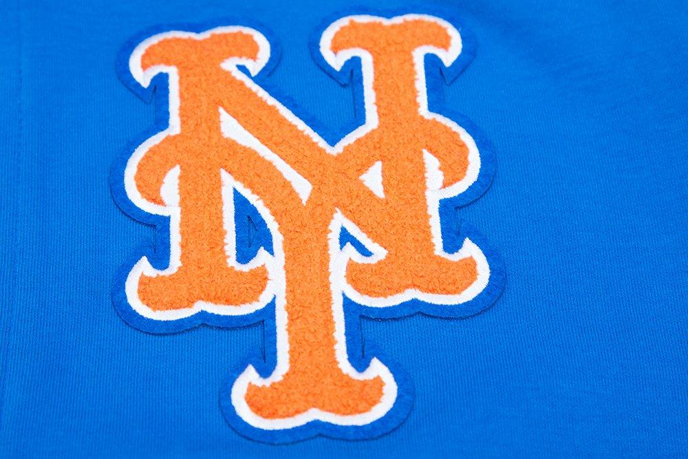 Pro Standard Men's New York Mets Classic Chenille DK Full-Zip Pullover Jacket -Royal Blue - ROYAL BLUE Thumbnail View 6