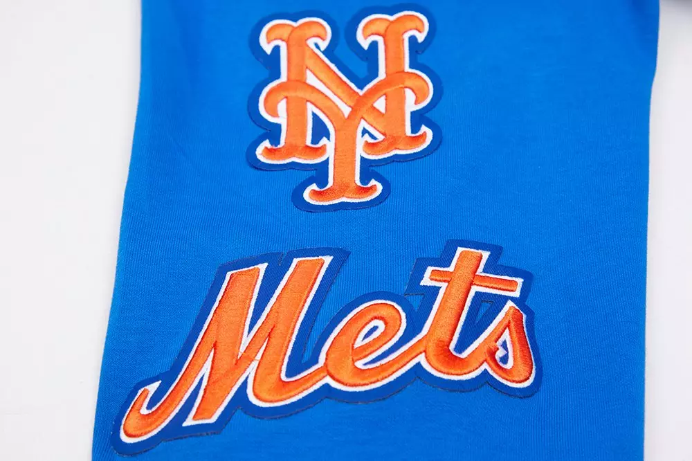 Pro Standard Men's New York Mets Classic Chenille DK Full-Zip Pullover Jacket - Royal Blue - ROYAL BLUE