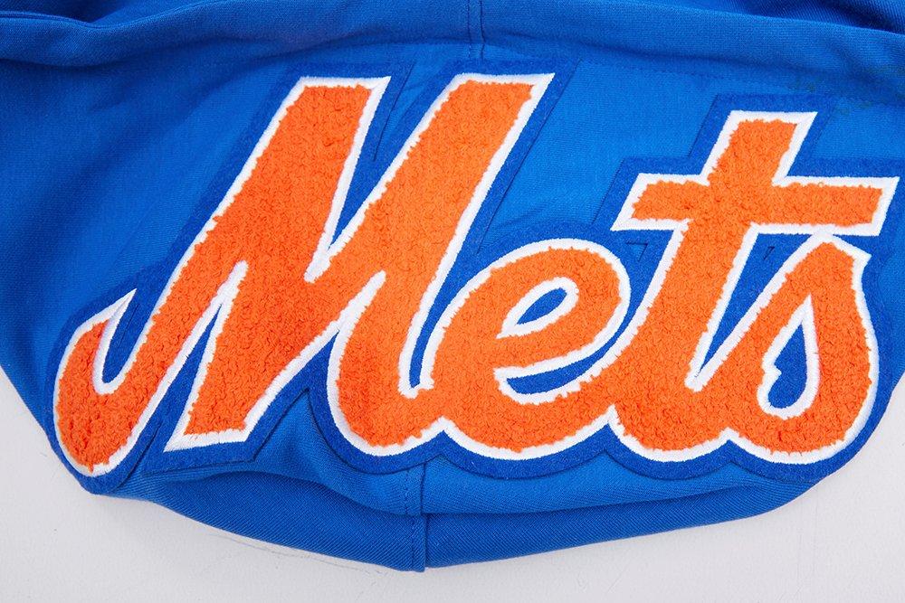 Pro Standard Men's New York Mets Classic Chenille DK Full-Zip Pullover Jacket - Royal Blue - ROYAL BLUE Thumbnail View 8