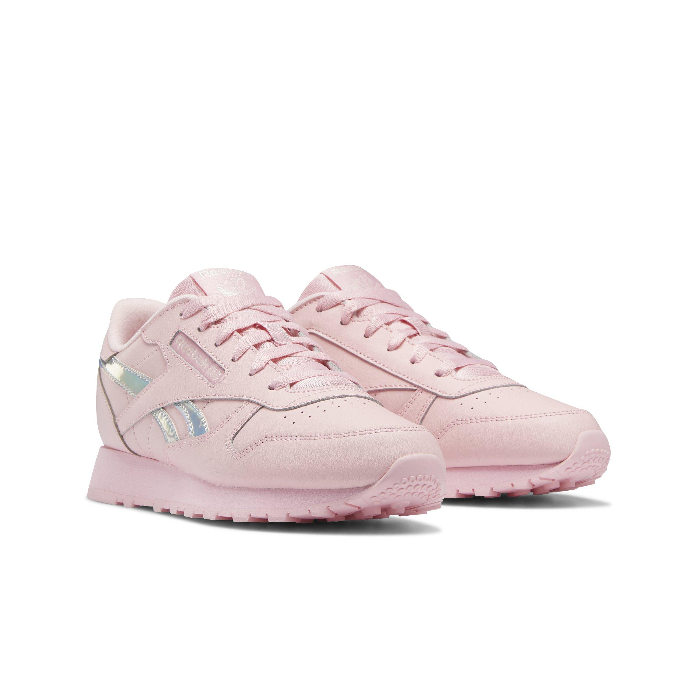 Reebok classic cheap leather trainers pink