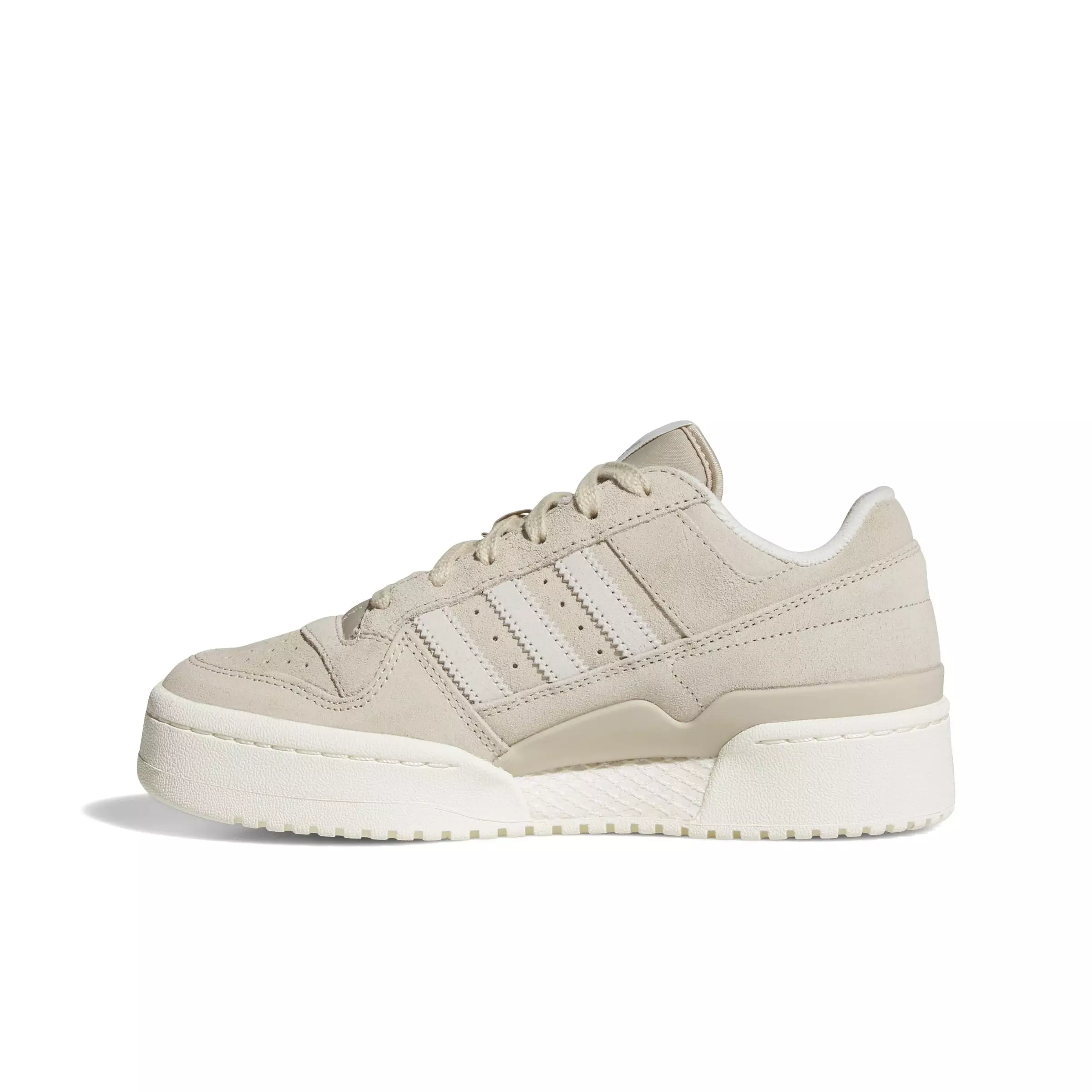 adidas Forum Bold Stripes "Wonder Beige/Off White/Off White" Women's Shoe - BEIGE/OFF WHITE/OFF WHITE
