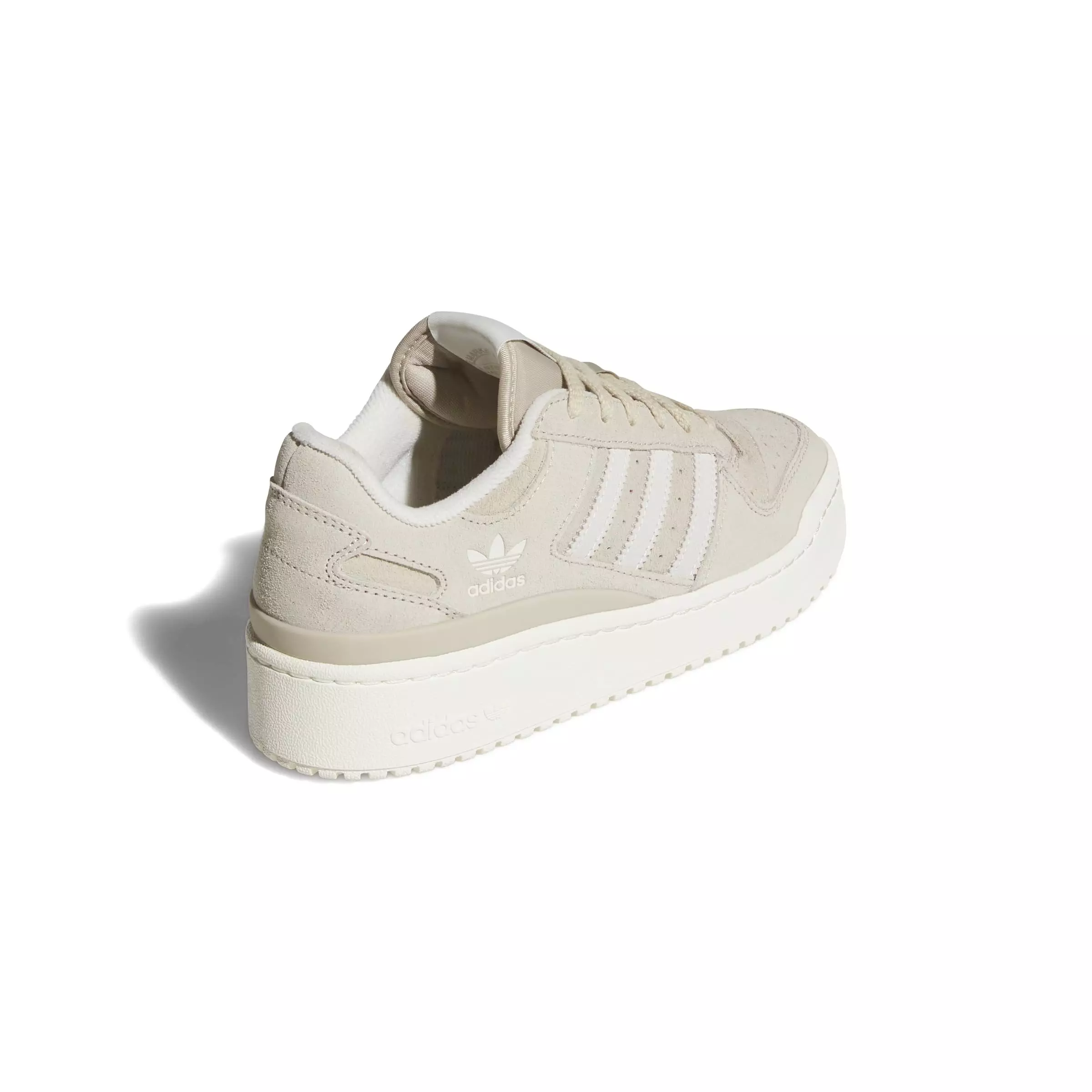 adidas Forum Bold Stripes "Wonder Beige/Off White/Off White" Women's Shoe - BEIGE/OFF WHITE/OFF WHITE