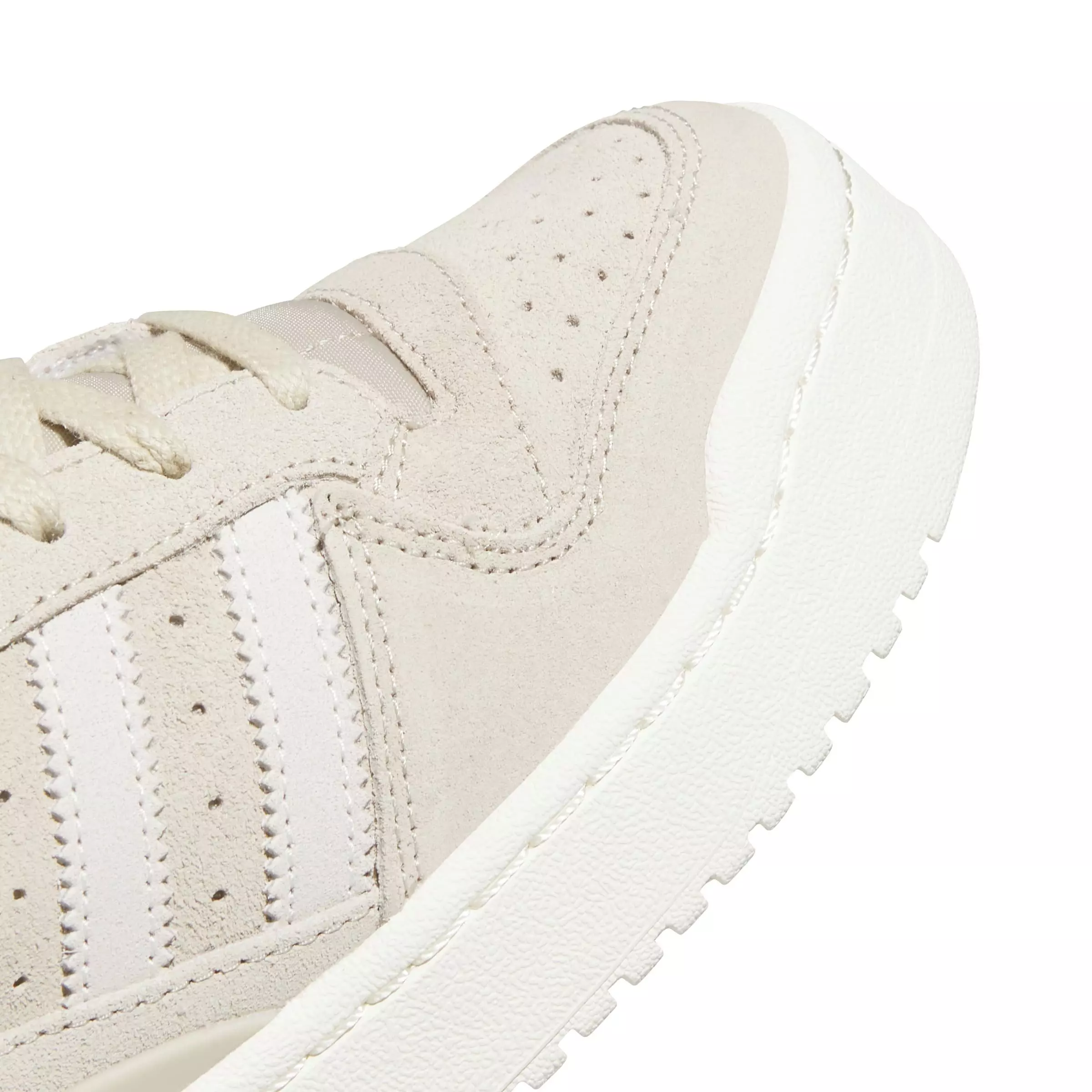 adidas Forum Bold Stripes "Wonder Beige/Off White/Off White" Women's Shoe - BEIGE/OFF WHITE/OFF WHITE