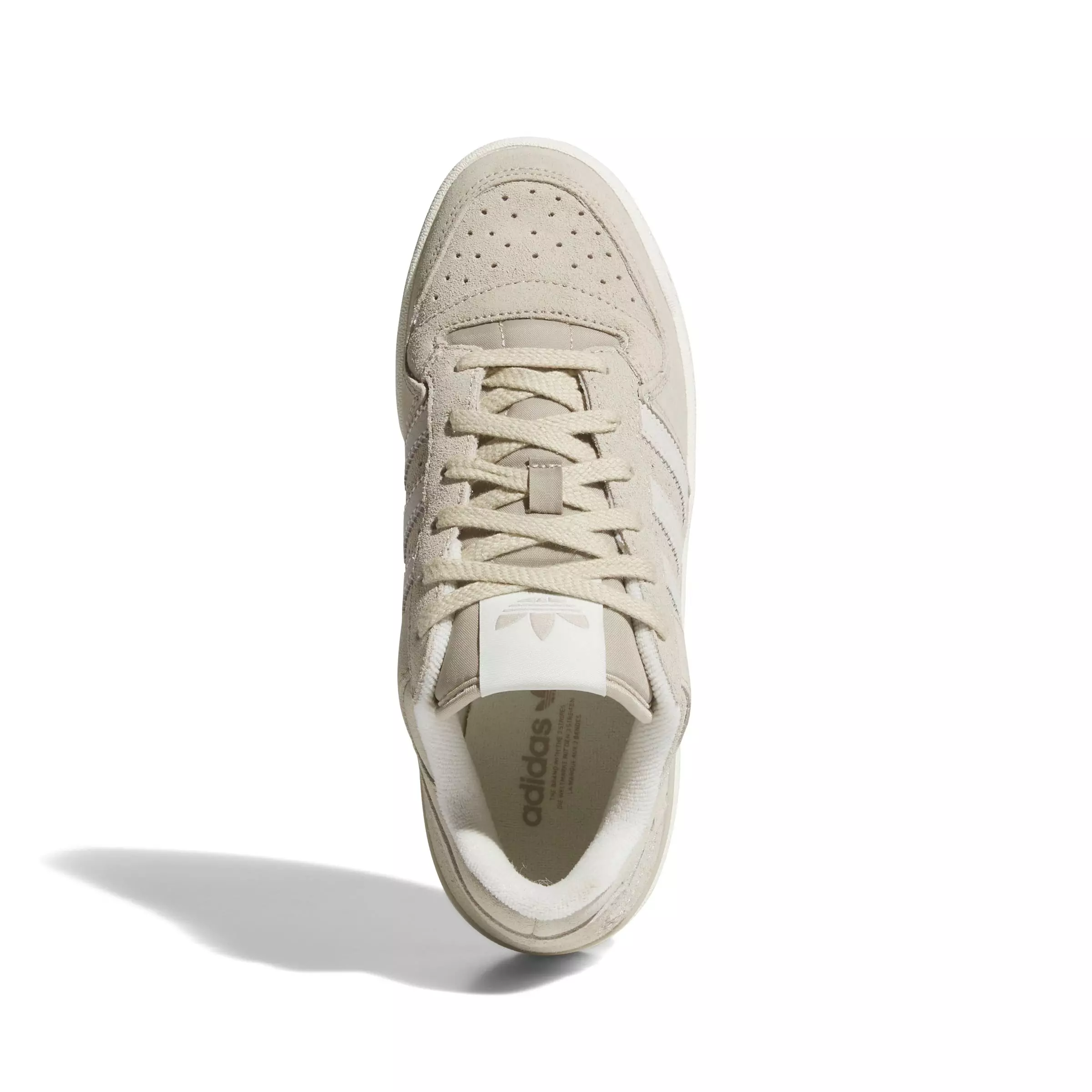 adidas Forum Bold Stripes "Wonder Beige/Off White/Off White" Women's Shoe - BEIGE/OFF WHITE/OFF WHITE