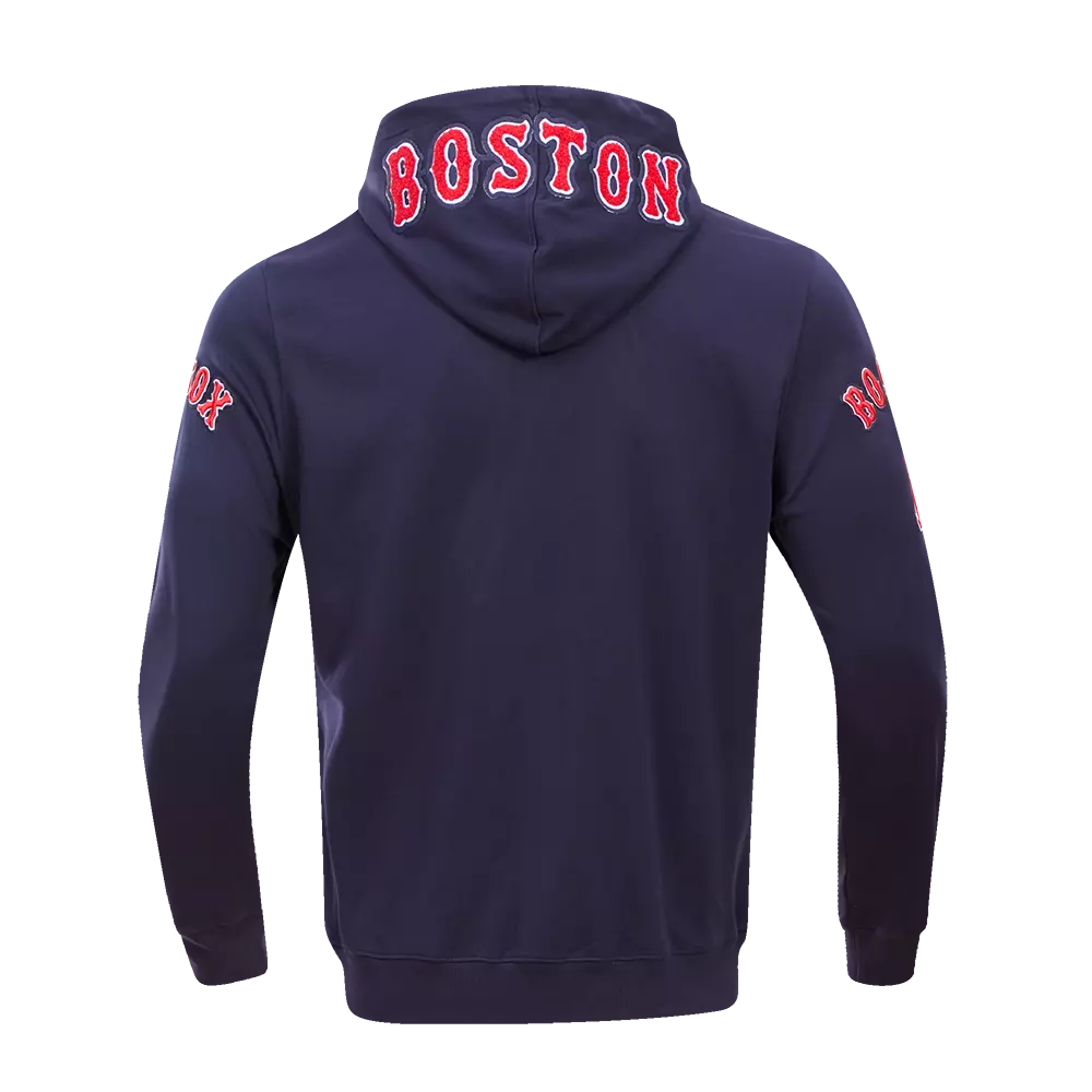 Pro Standard Men's Boston Red Sox Classic Chenille DK Full-Zip Pullover Jacket -Navy - NAVY