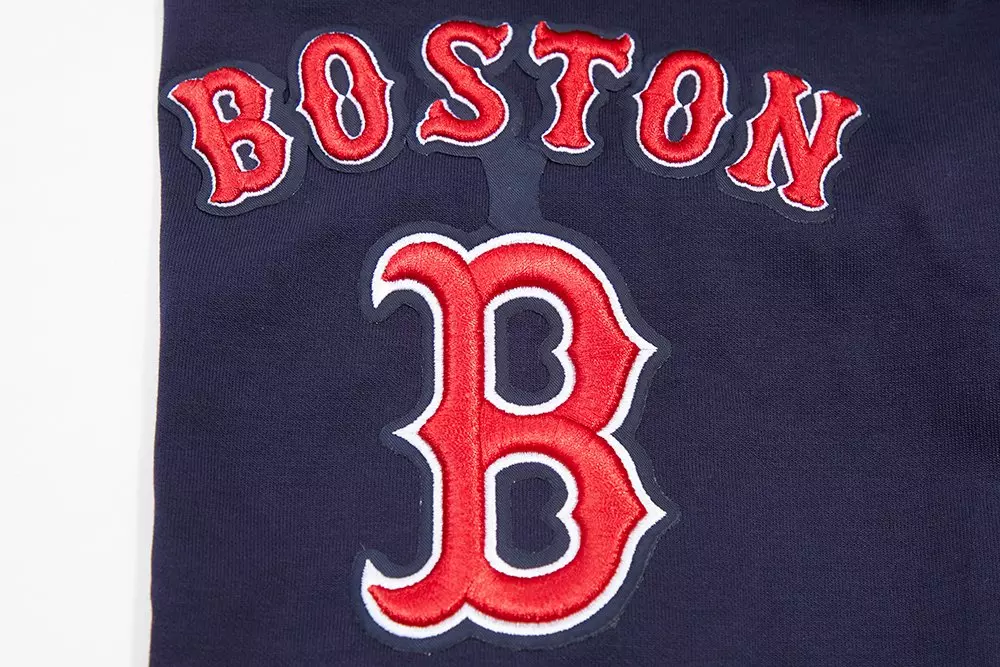 Pro Standard Men's Boston Red Sox Classic Chenille DK Full-Zip Pullover Jacket -Navy - NAVY