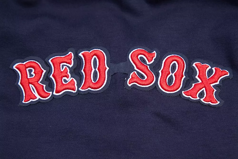 Pro Standard Men's Boston Red Sox Classic Chenille DK Full-Zip Pullover Jacket -Navy - NAVY