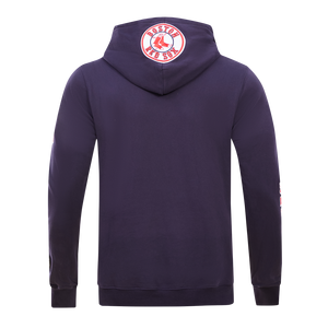 Pro Standard Men's Boston Red Sox Classic Fleece PO Hoodie -Navy