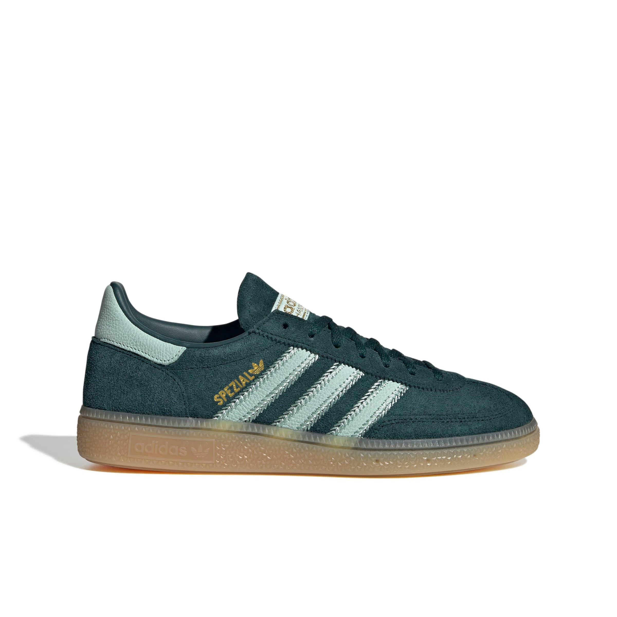 adidas Originals Handball Spezial "Aurora Ivy/Ash Green/Gum 1" Women's Shoe - IVY/GREEN/GUM Thumbnail View 1