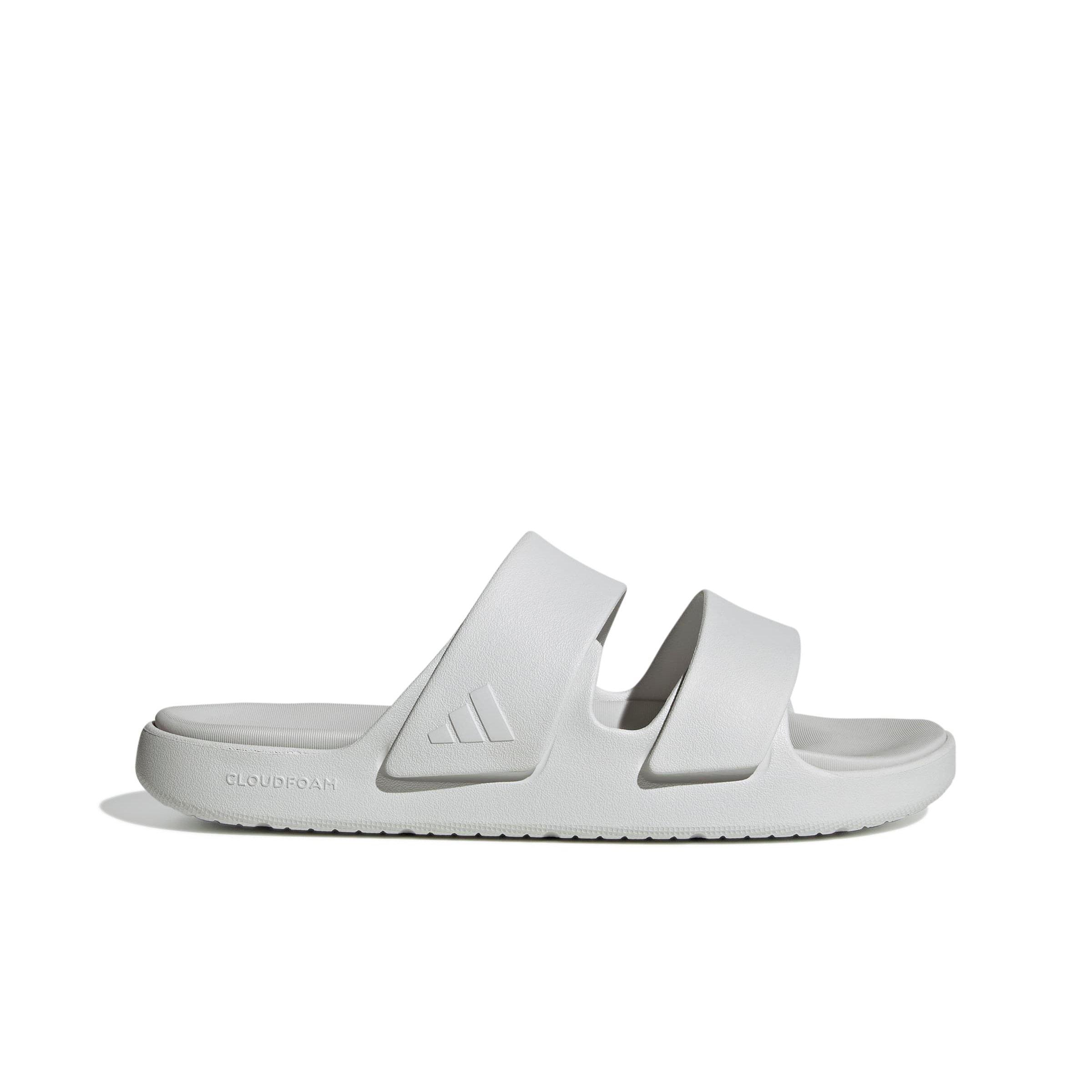 adidas ZNSORY "Crystal White/Crystal White/Dash Grey" Men's Sandal - WHITE/WHITE/GREY Thumbnail View 1