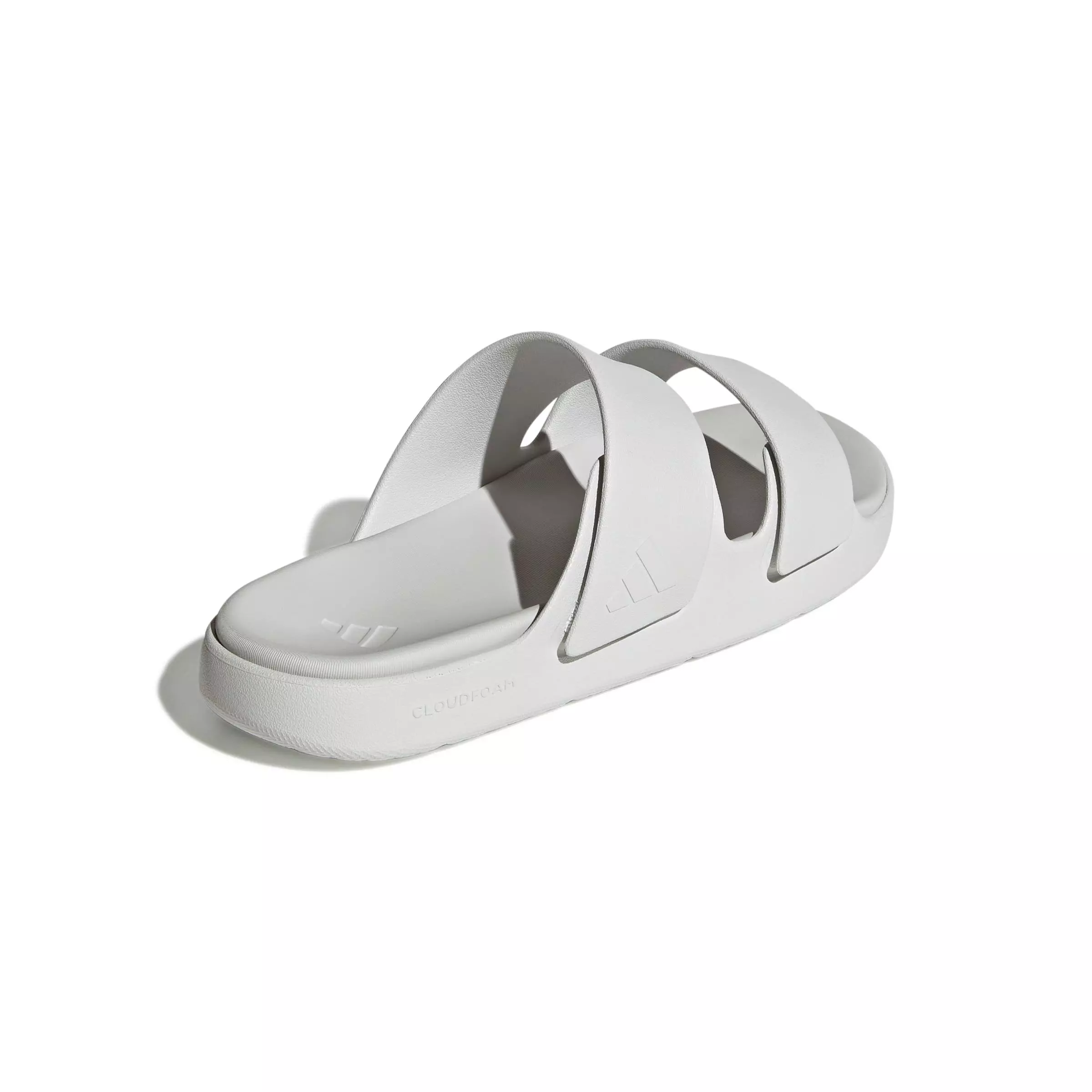 adidas ZNSORY "Crystal White/Crystal White/Dash Grey" Men's Sandal - WHITE/WHITE/GREY