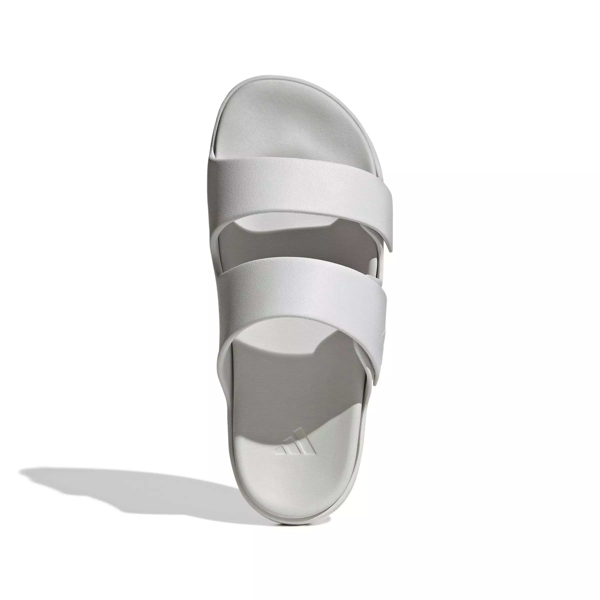 adidas ZNSORY "Crystal White/Crystal White/Dash Grey" Men's Sandal - WHITE/WHITE/GREY
